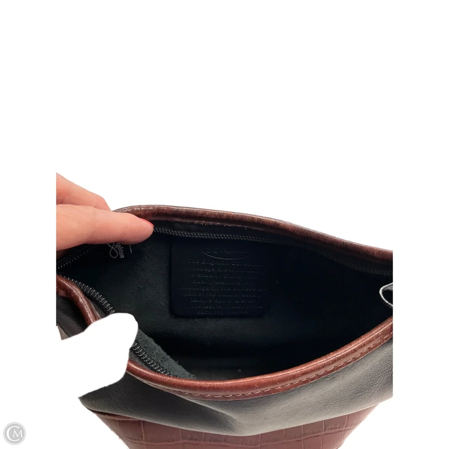 Crossbody Leather By Brighton, Size: Small