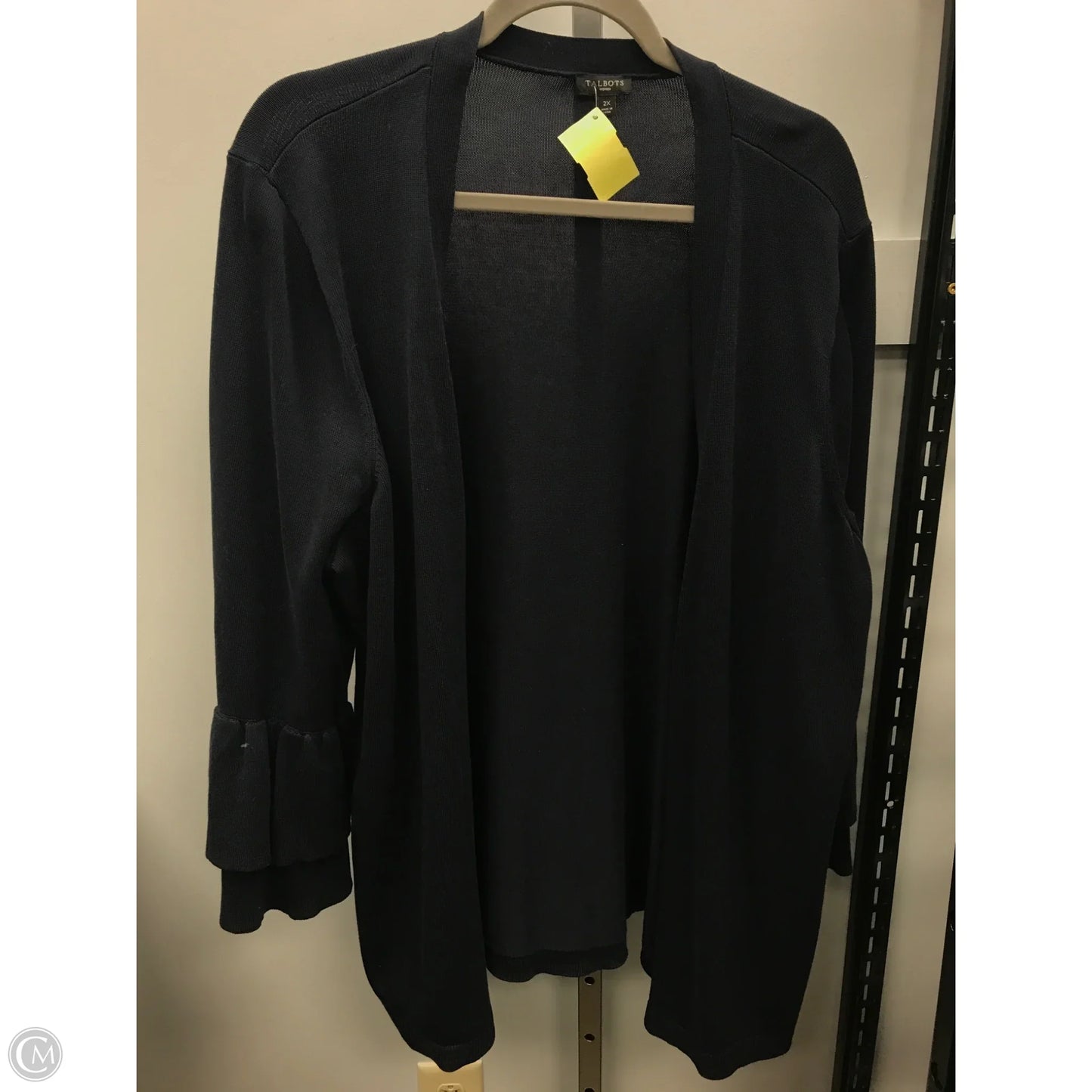 Sweater Cardigan By Talbots In Navy, Size: 2x