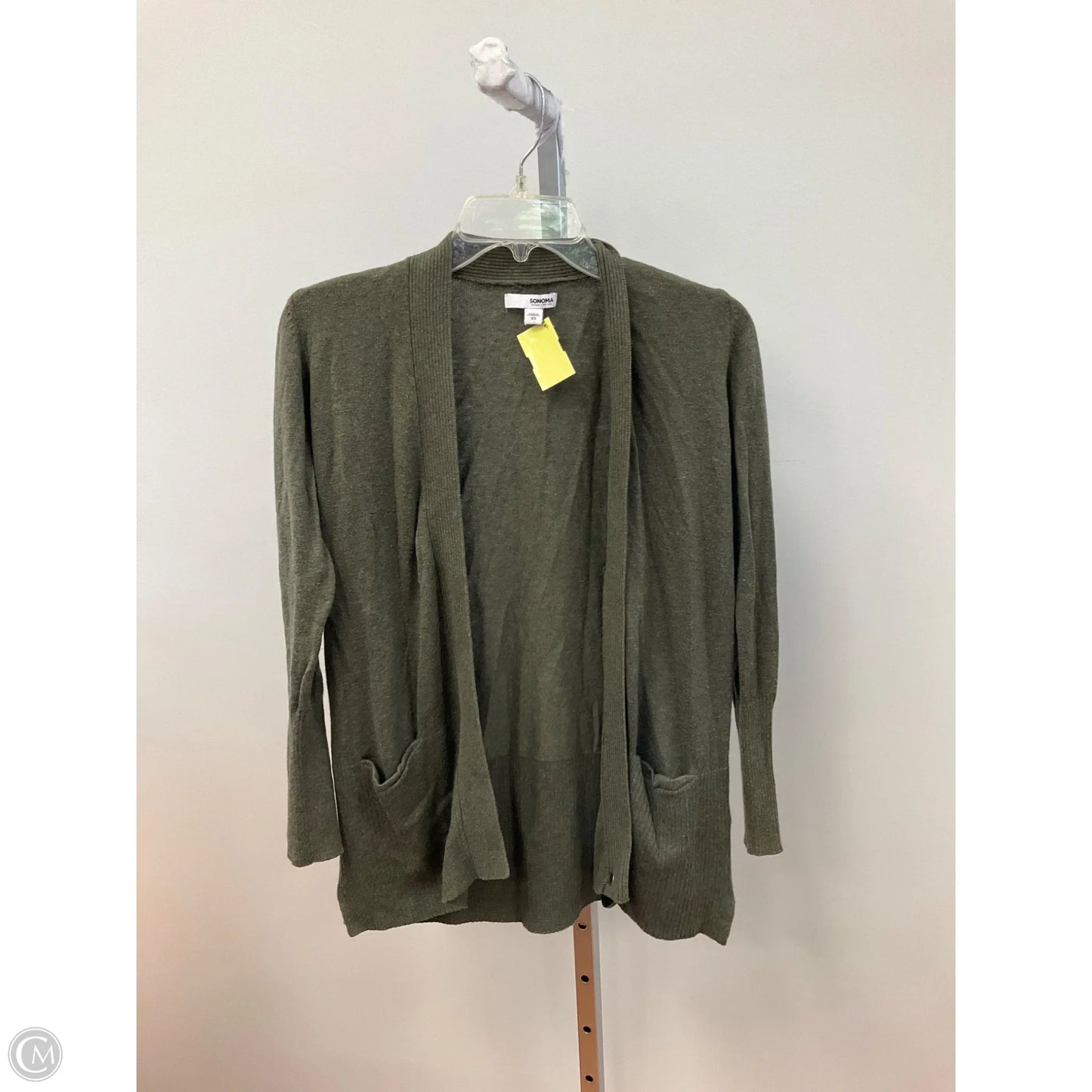 Sweater Cardigan By Sonoma In Green, Size: Xs