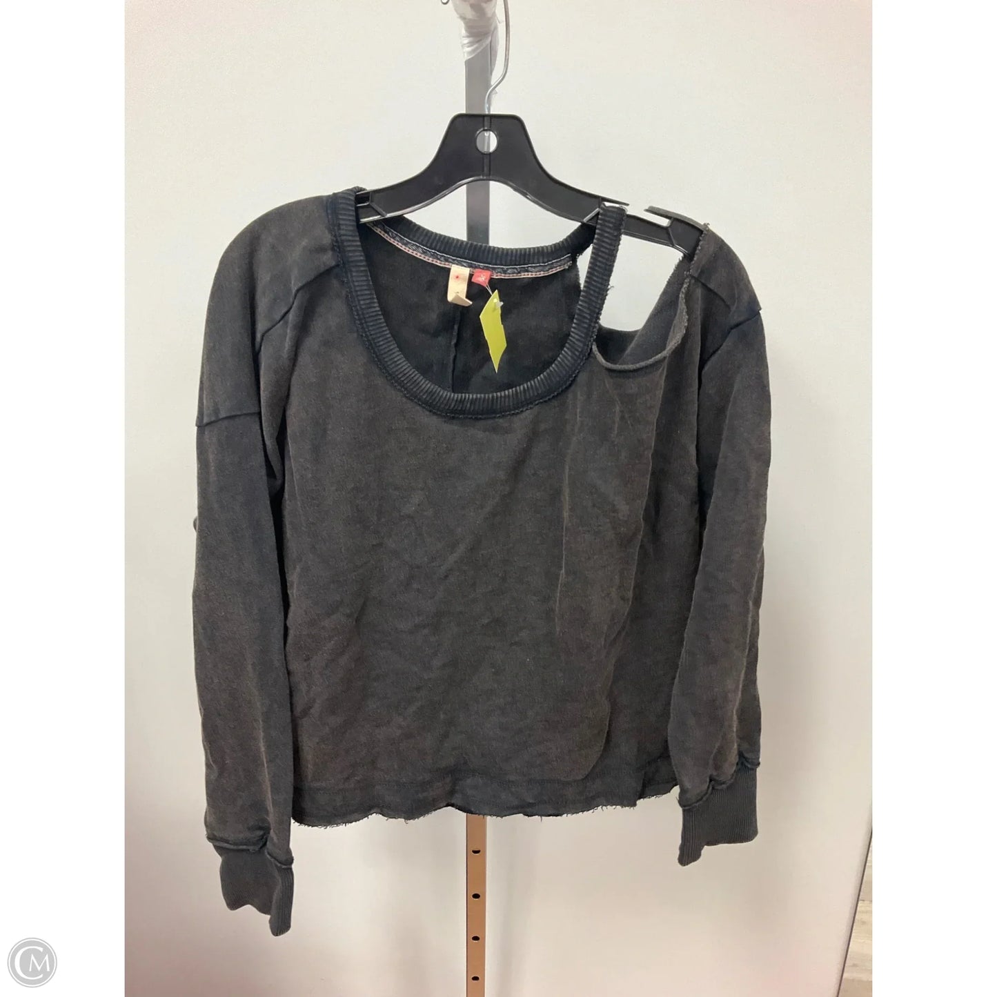 Top Long Sleeve By Pilcro In Black, Size: L