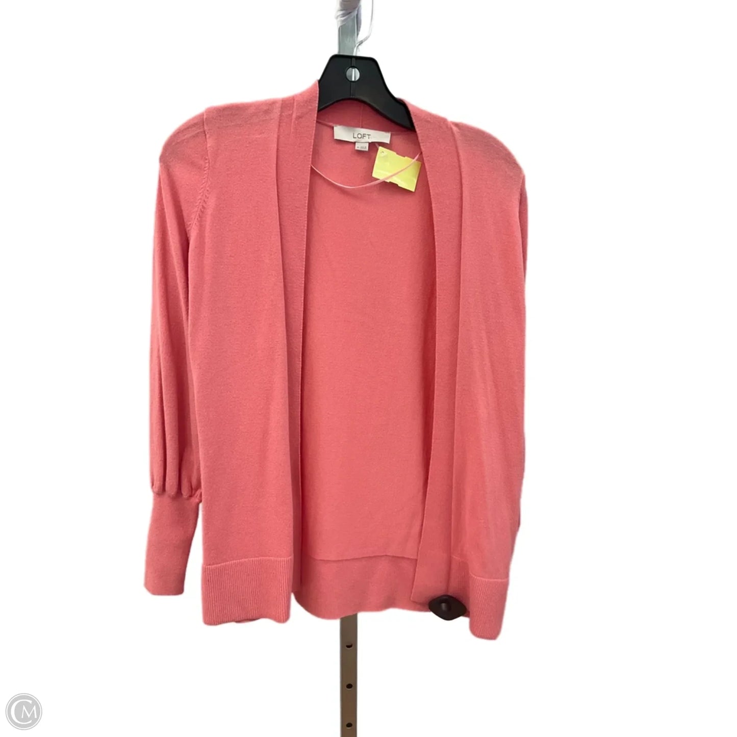 Sweater Cardigan By Loft In Peach, Size: Xs