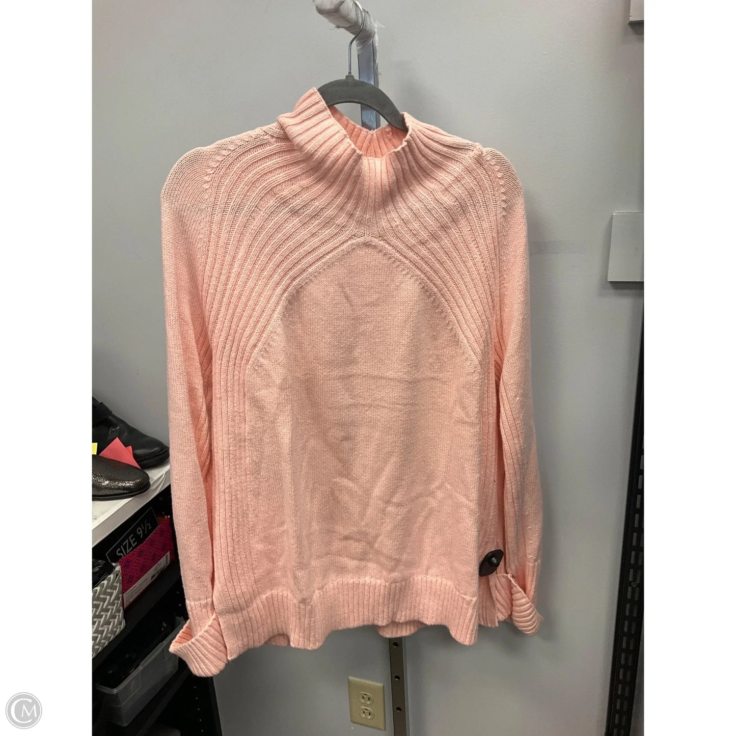 Sweater By Talbots In Pink, Size: L