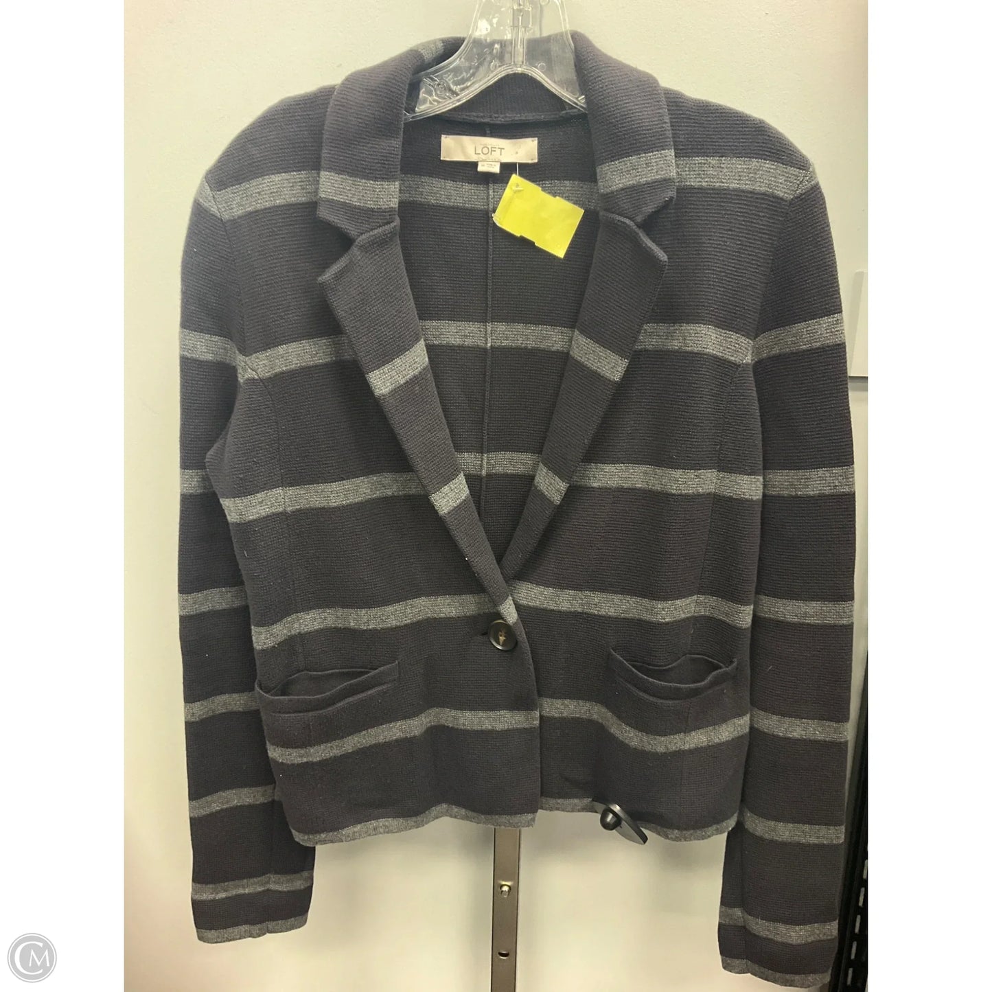 Blazer By Loft In Grey, Size: M