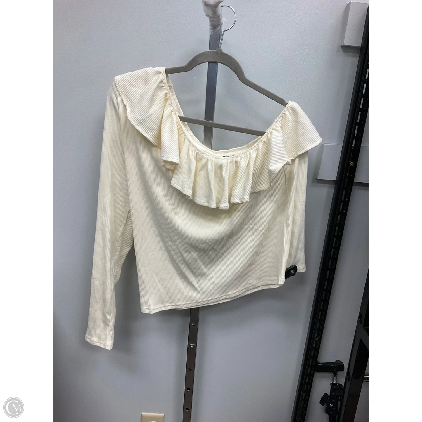 Top Long Sleeve By J. Crew In Cream, Size: Xxl