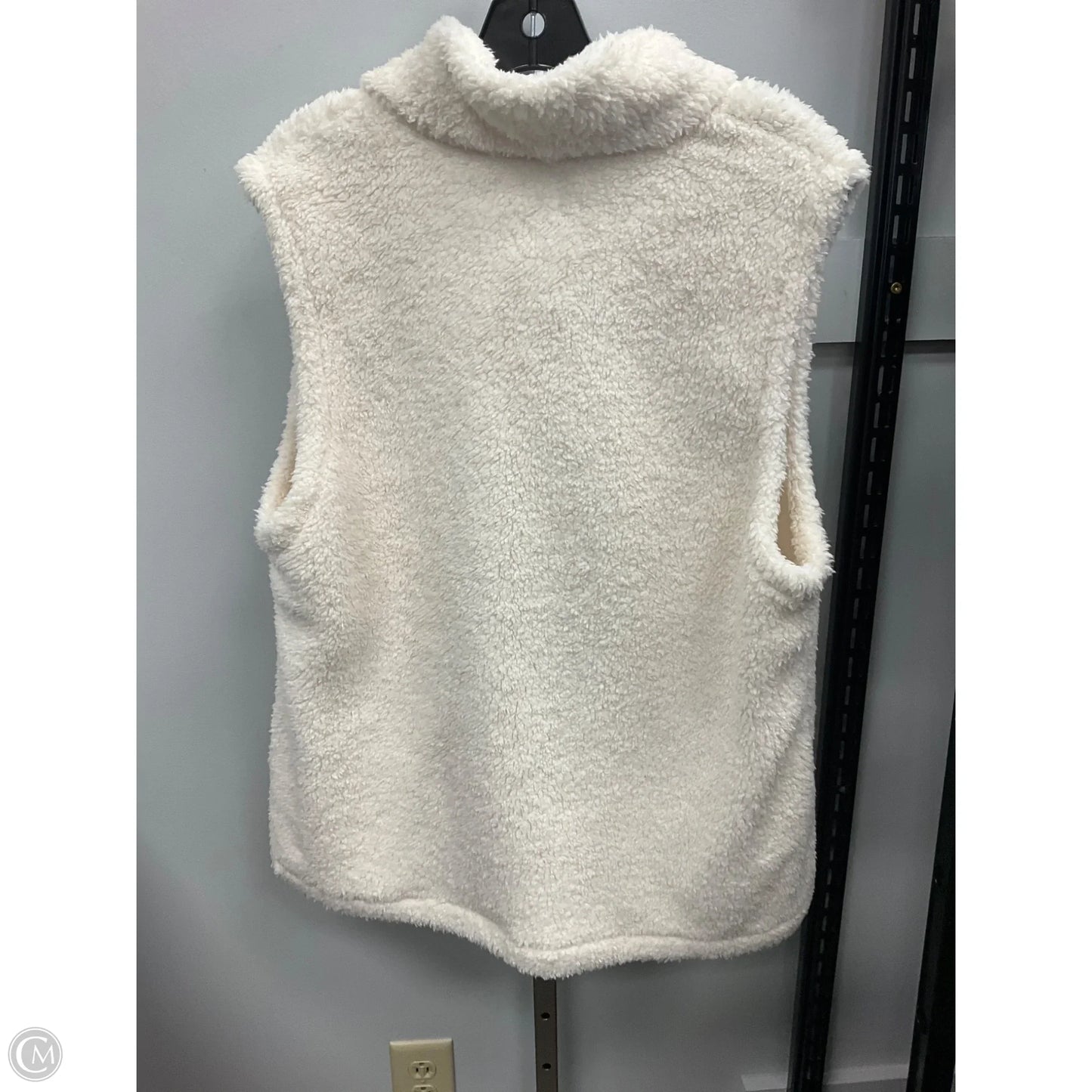 Vest Faux Fur & Sherpa By Maurices In Cream, Size: Xl