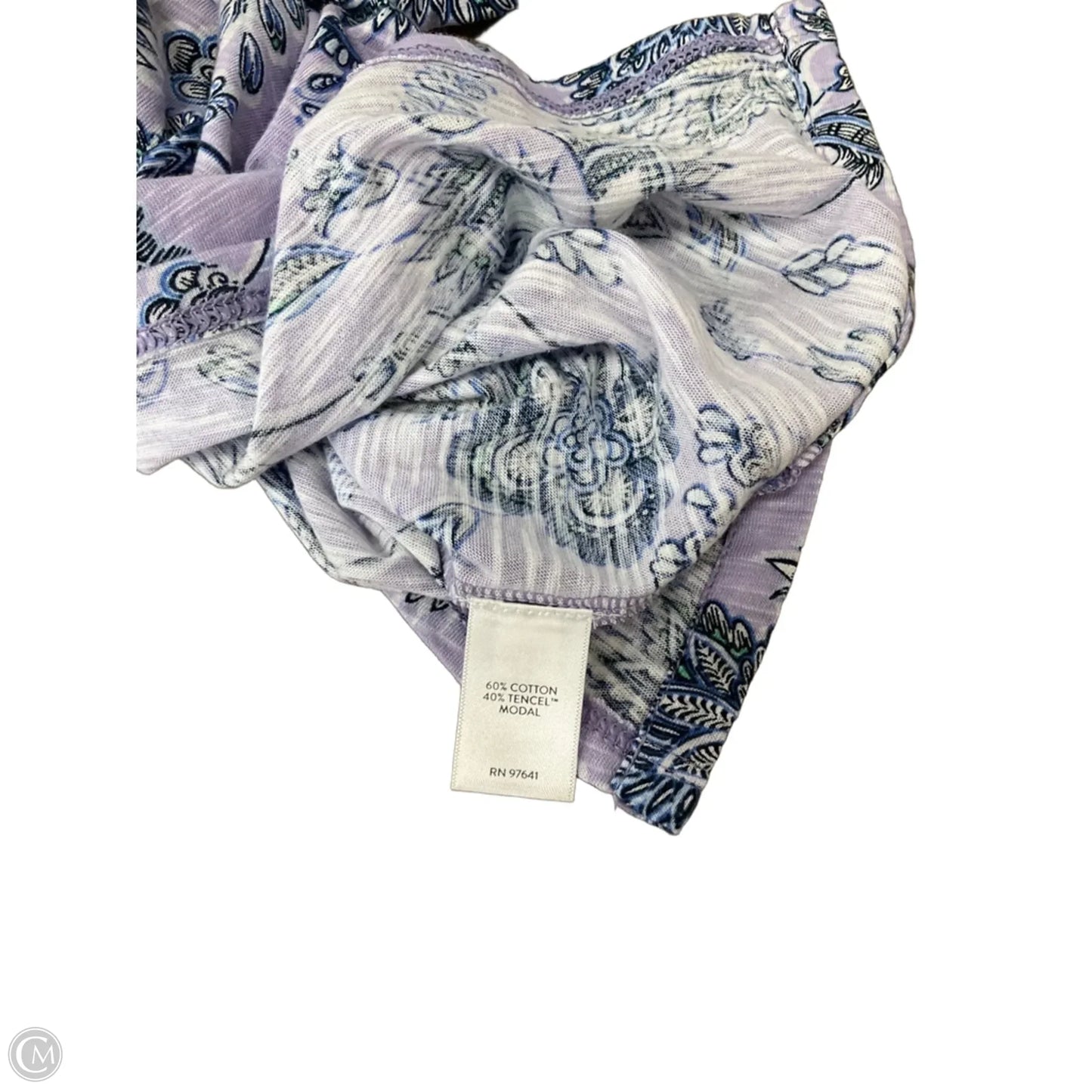 Top Short Sleeve By J. Jill In Blue & Purple, Size: M