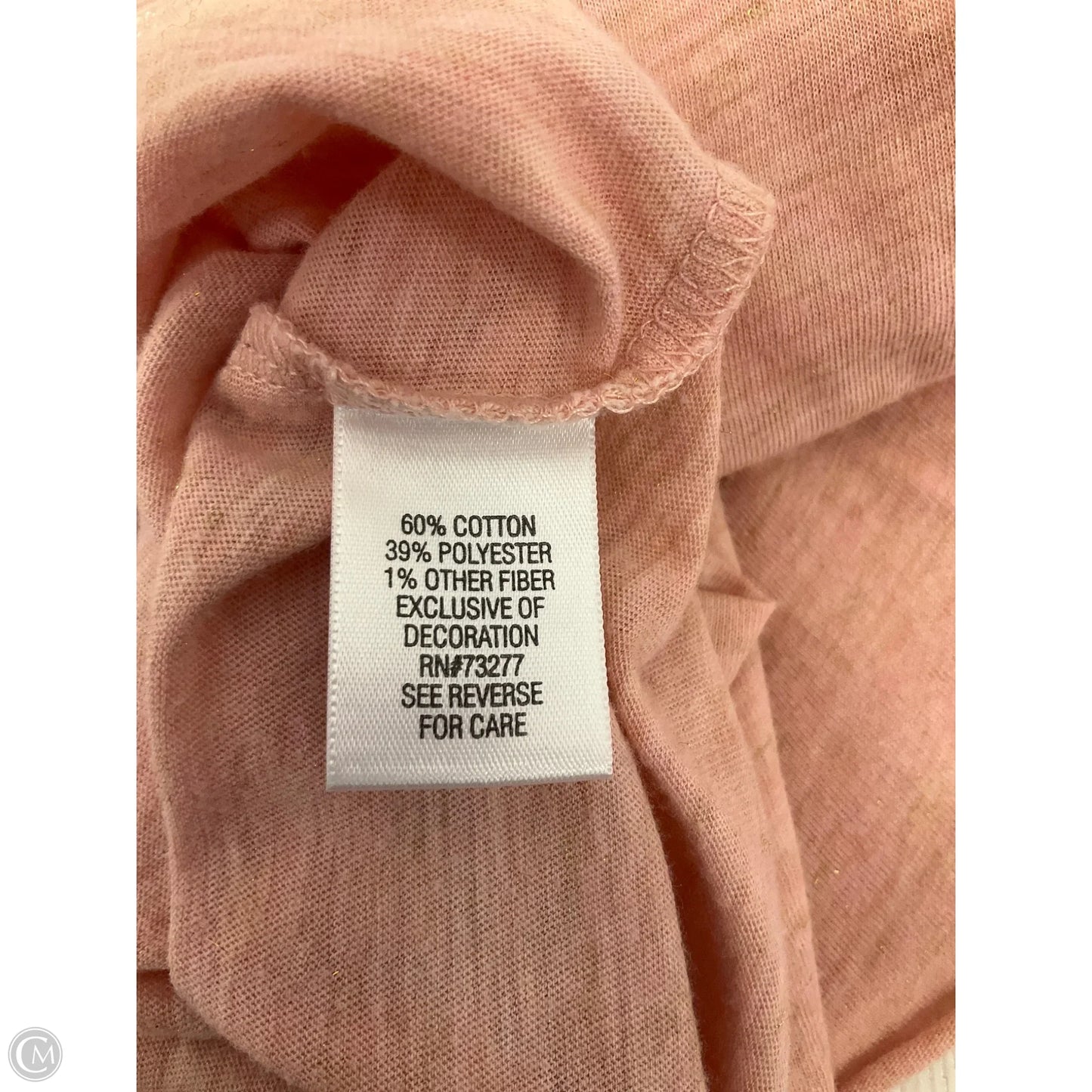 Maternity Top Short Sleeve By A Glow, Size: M