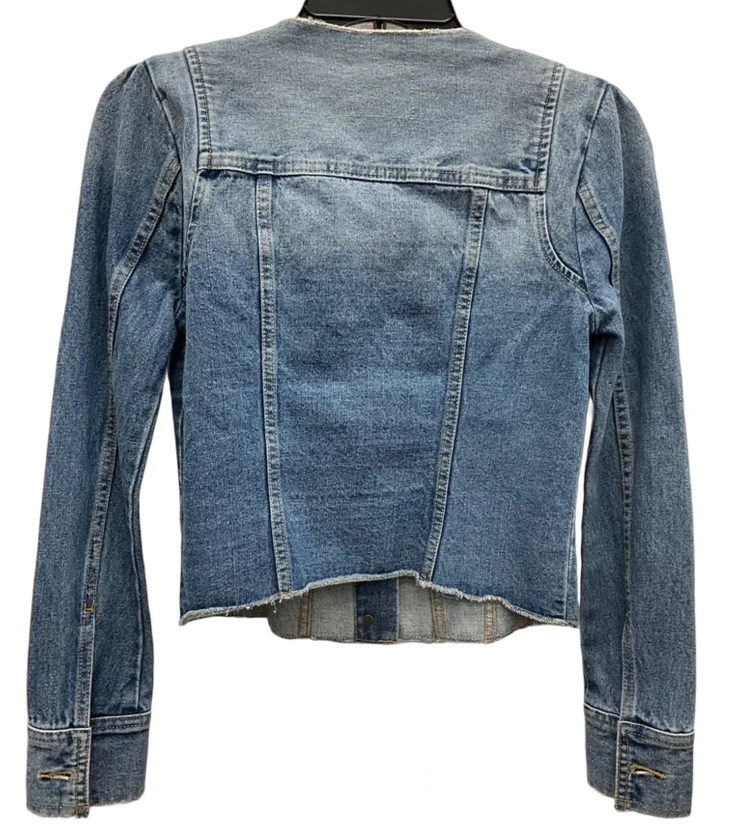 Jacket Denim By Joie In Blue Denim, Size: Xxs