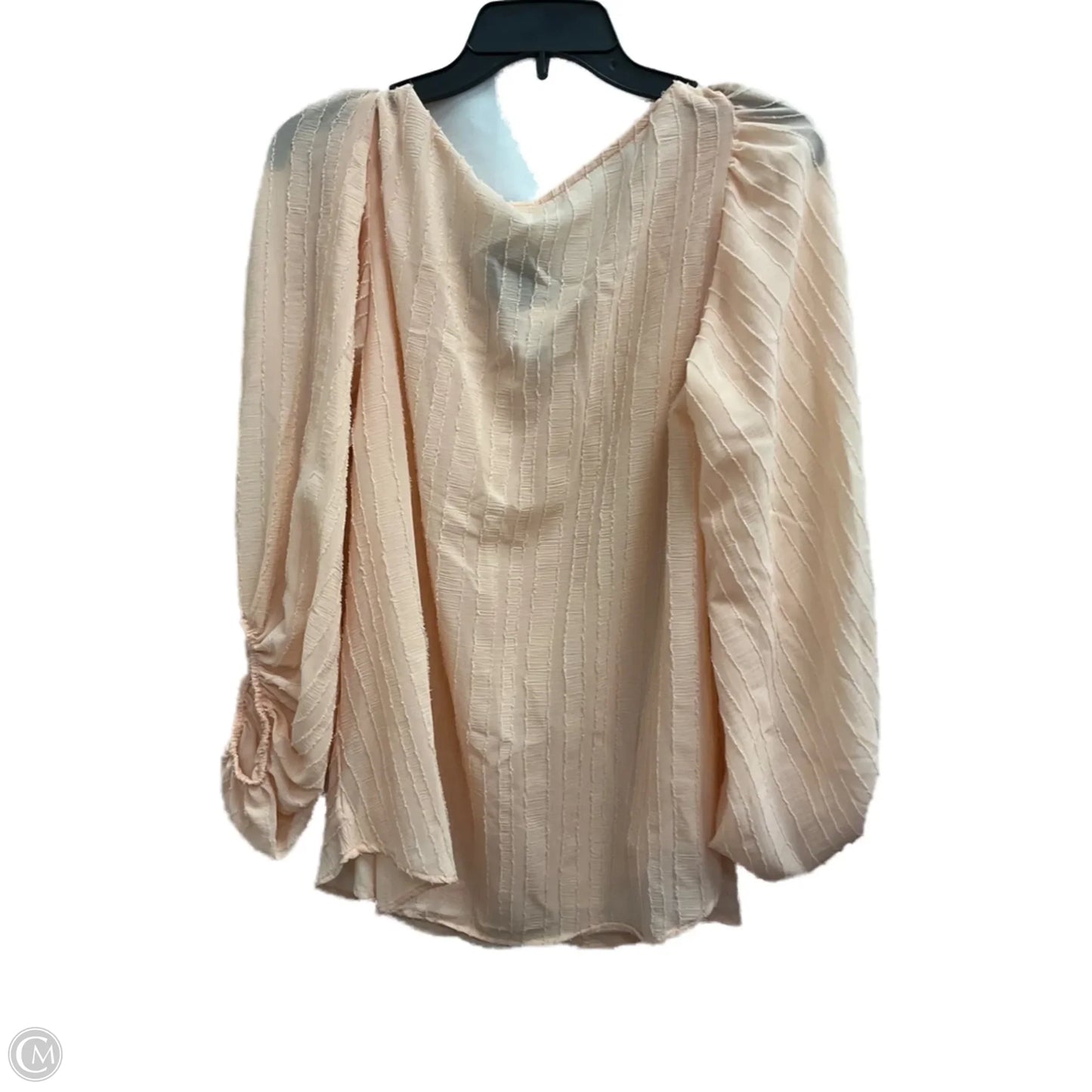 Top Long Sleeve By Blu Pepper In Pink, Size: S