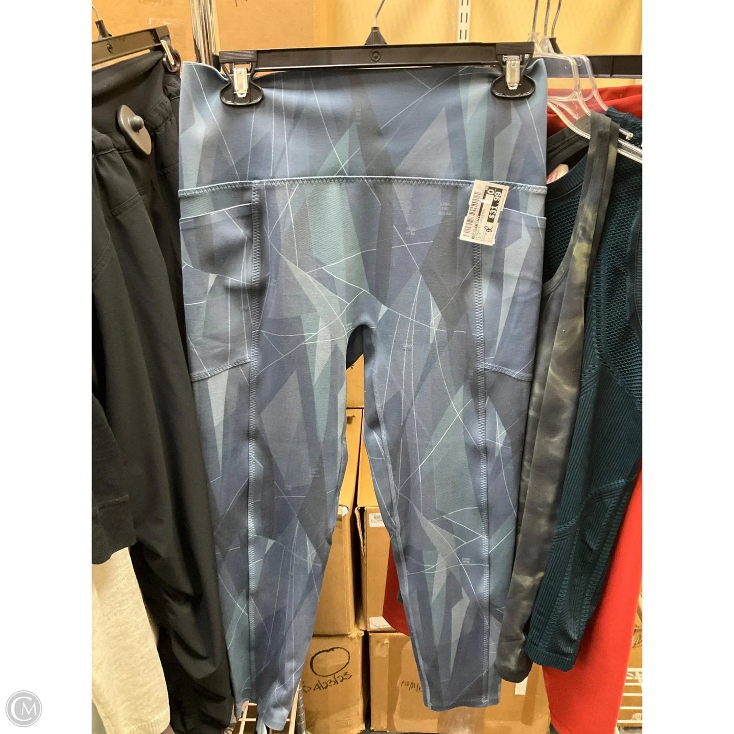 Athletic Leggings By Sweaty Betty In Blue, Size: M