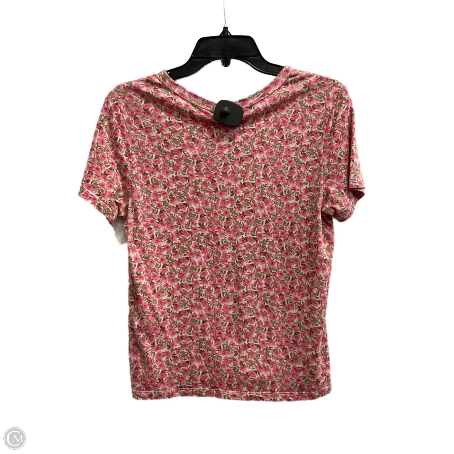 Top Short Sleeve Basic By Old Navy In Floral Print, Size: S