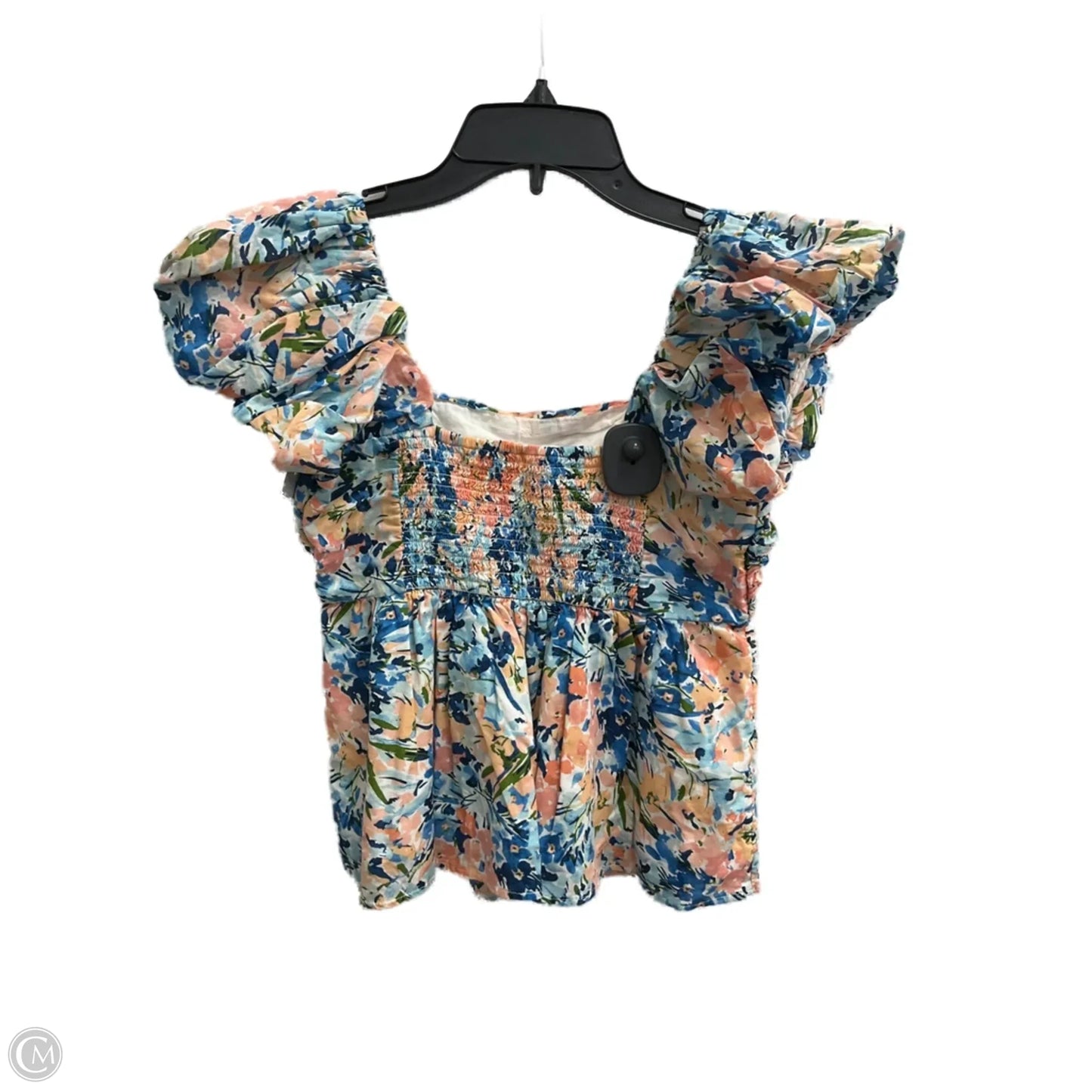 Top Sleeveless By Abercrombie And Fitch In Floral Print, Size: S