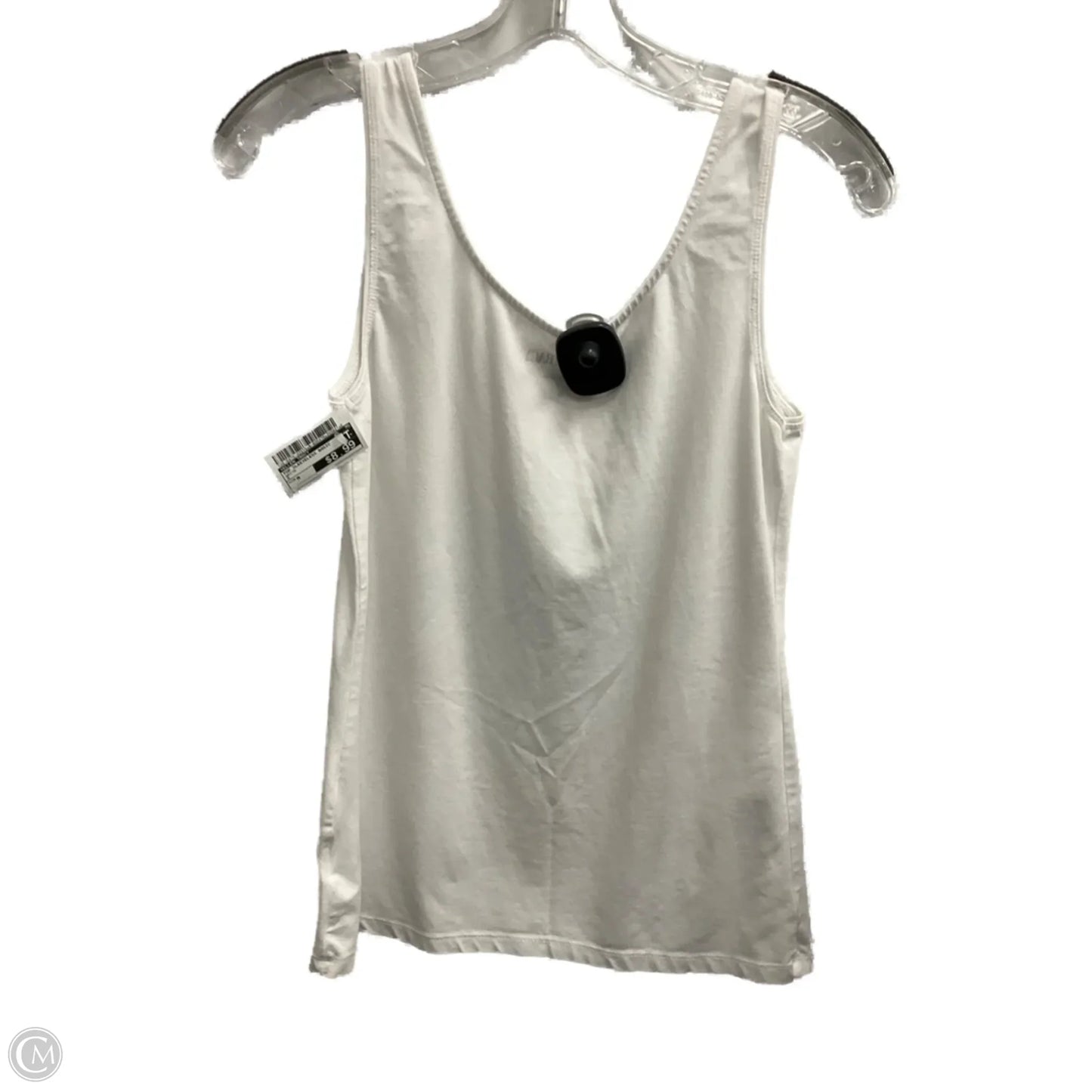 Top Sleeveless Basic By Ellen Tracy In White, Size: M