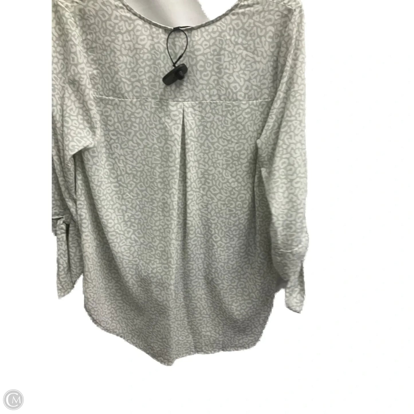 Top 3/4 Sleeve By West Kei In Animal Print, Size: M