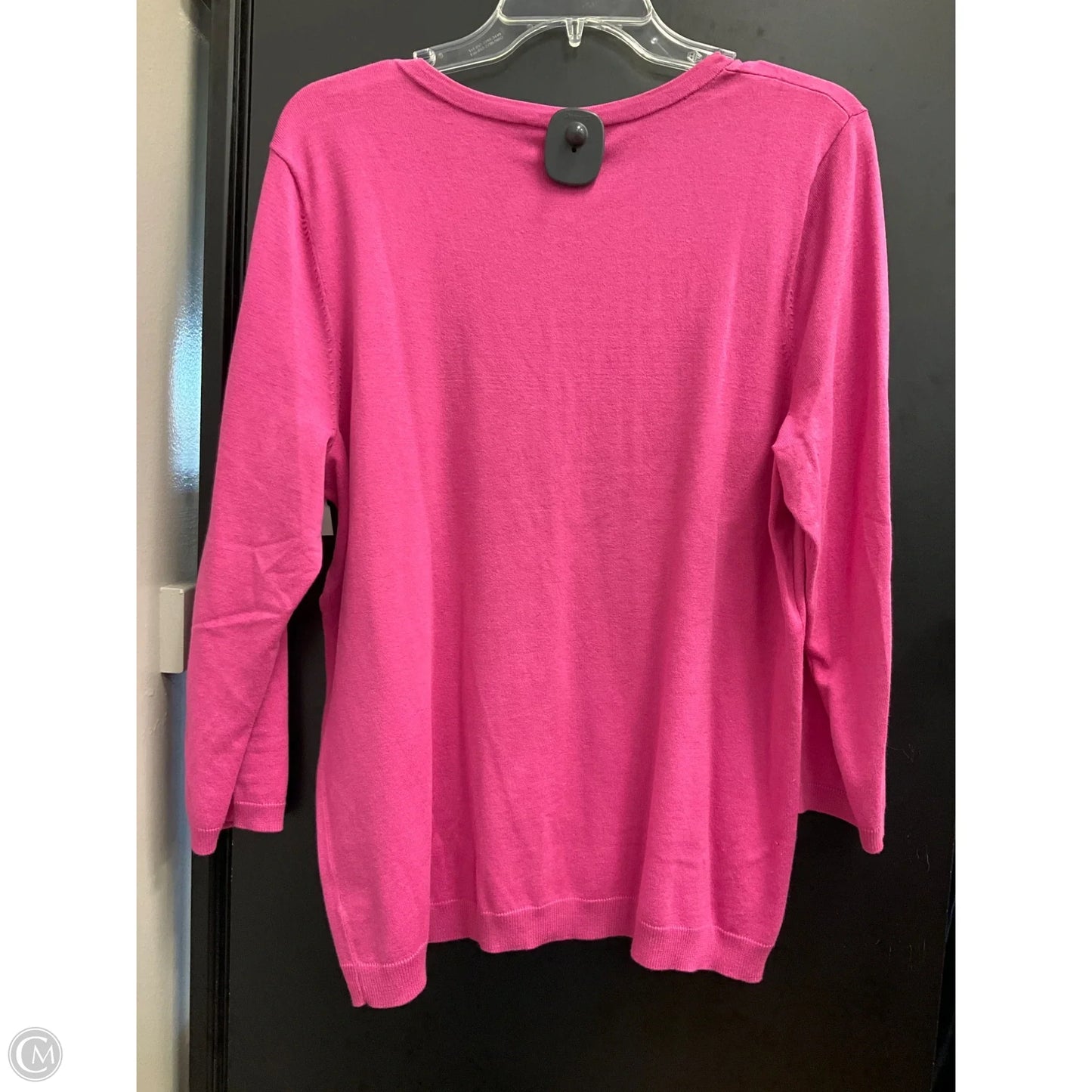 Cardigan By Talbots In Pink, Size: L