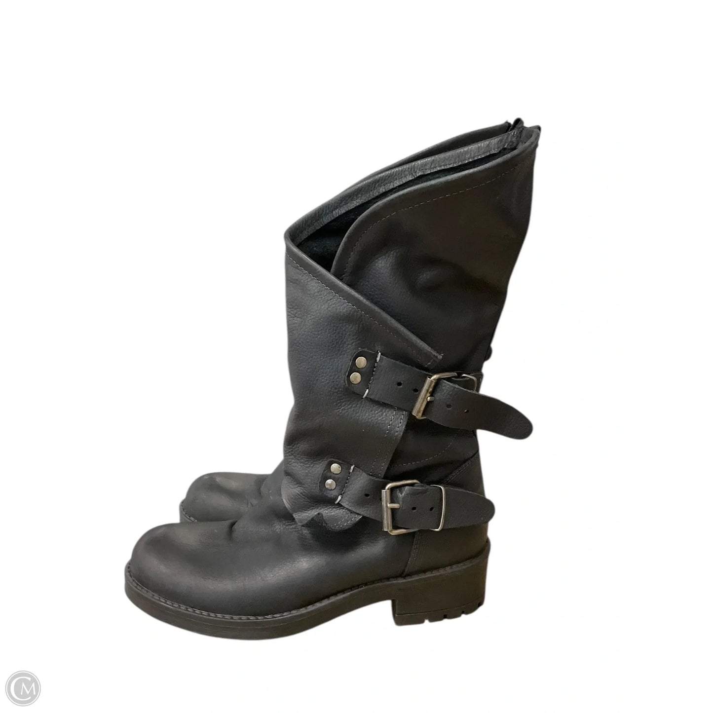 Boots Leather By Cmb In Black, Size: 5