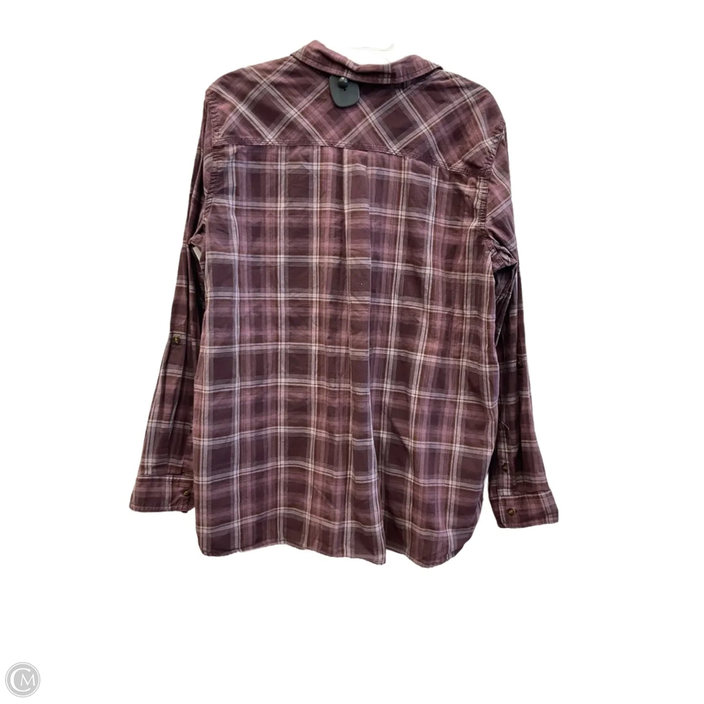 Blouse Long Sleeve By Carhartt In Plaid Pattern, Size: Xxl