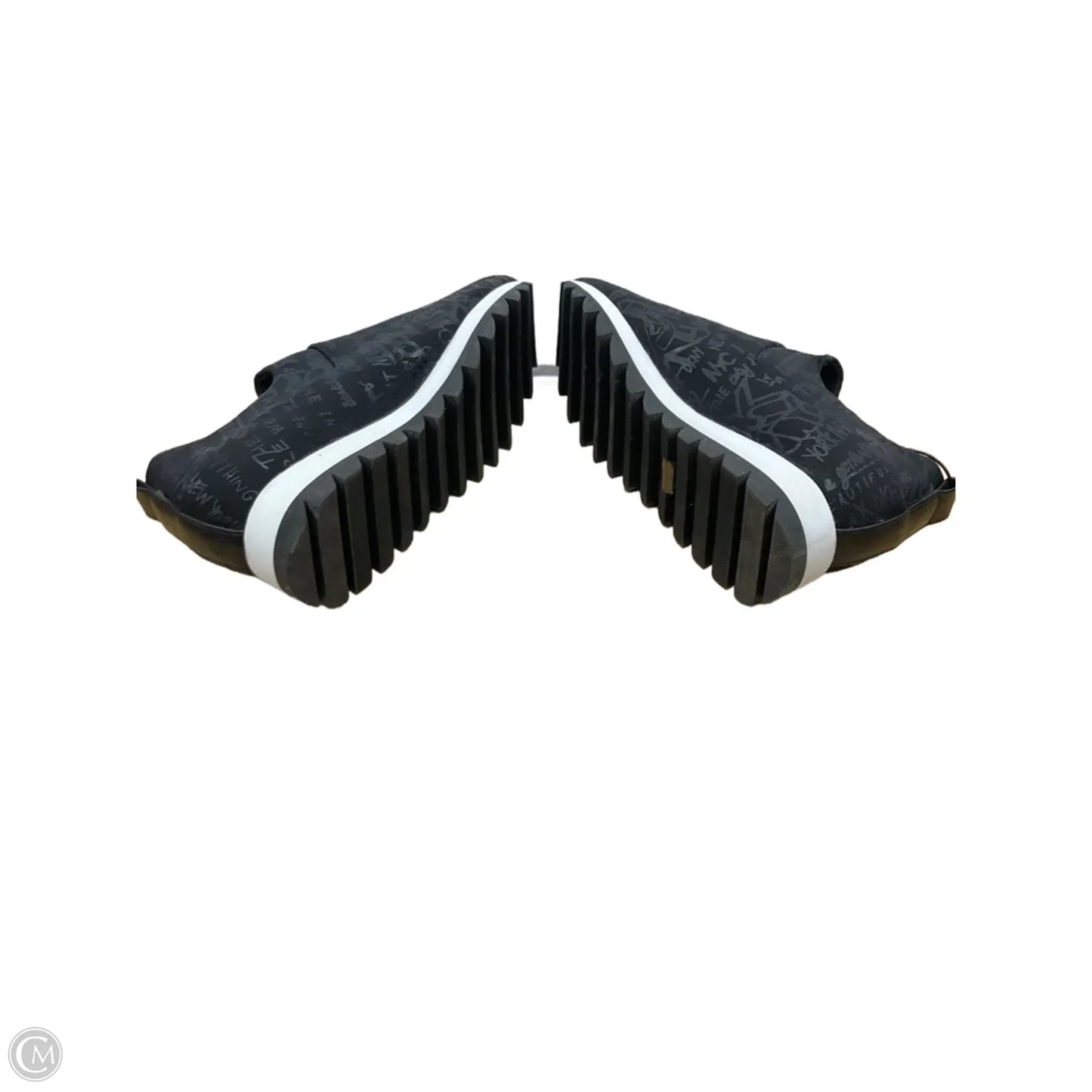 Shoes Sneakers By Dkny In Black & White, Size: 9