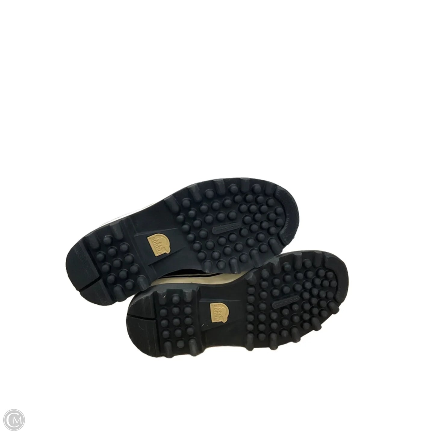 Boots Snow By Sorel In Black & Tan, Size: 7.5