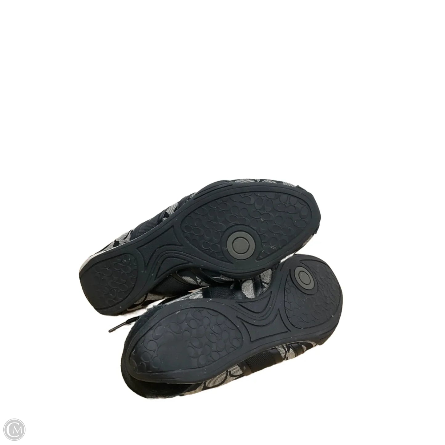 Shoes Designer By Coach In Black & Grey, Size: 8
