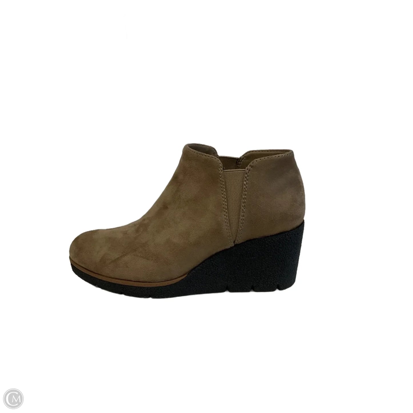 Boots Ankle Heels By Dr Scholls In Tan, Size: 6.5