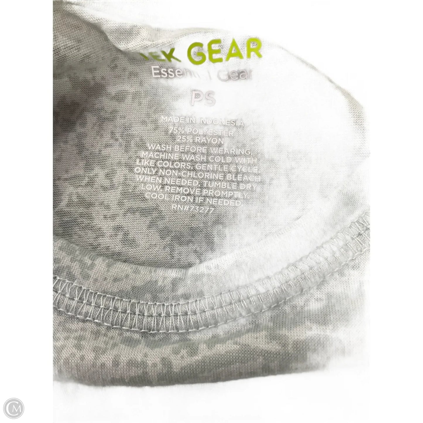 Athletic Top Short Sleeve By Tek Gear In Green, Size: Sp