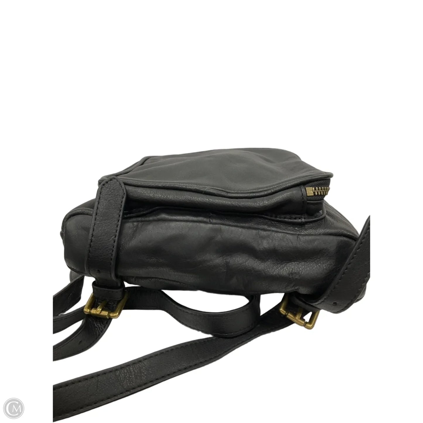 Handbag Leather By Margot, Size: Medium