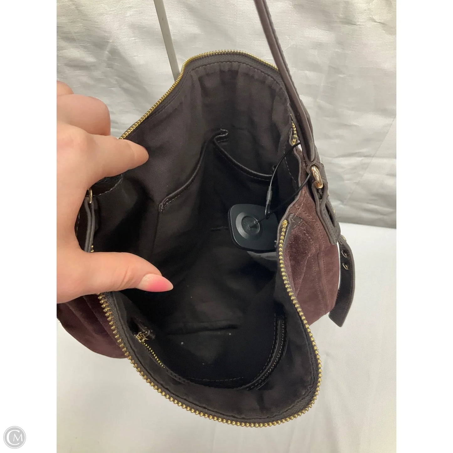 Handbag Leather By Clothes Mentor, Size: Large