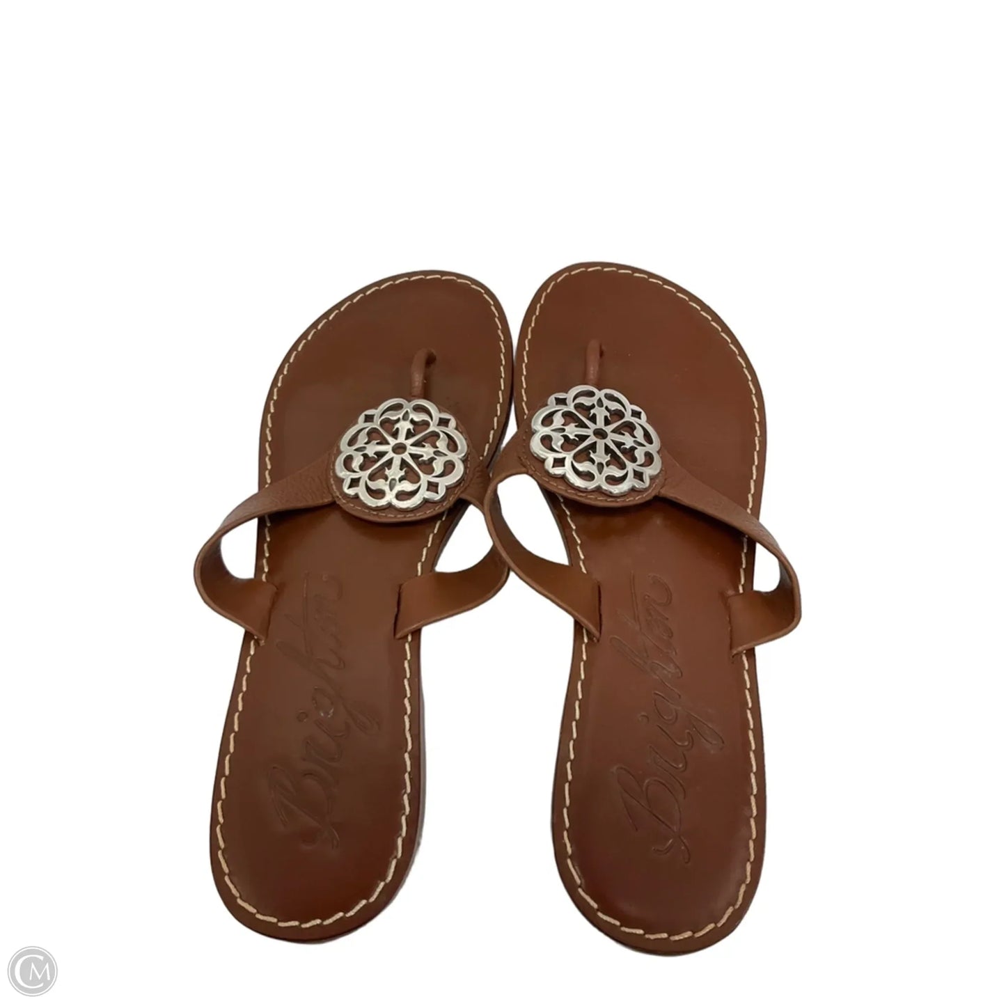 Sandals Flip Flops By Brighton In Brown, Size: 9.5