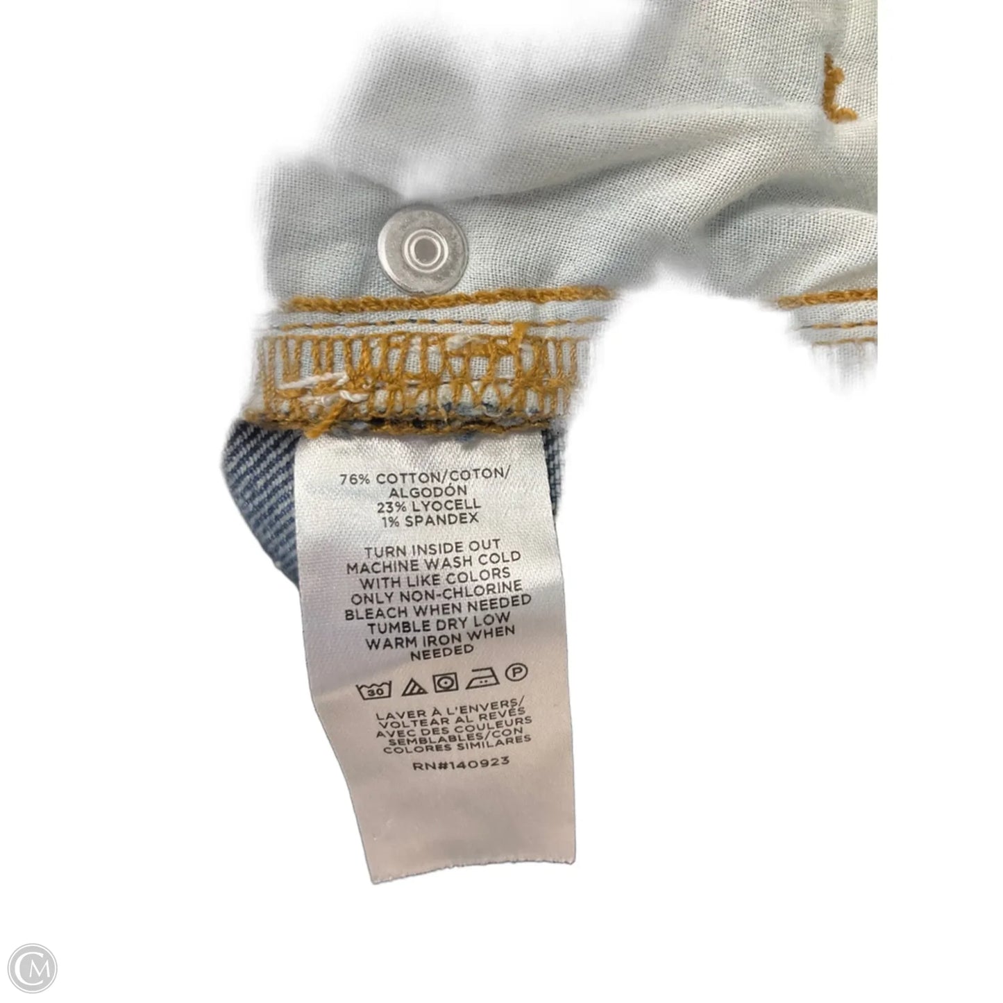 Jeans Straight By Cmc In Blue Denim, Size: 6