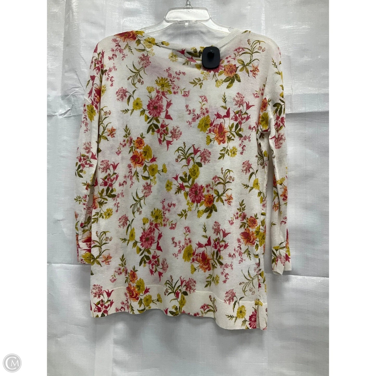 Top Long Sleeve By Logg In Floral Print, Size: S