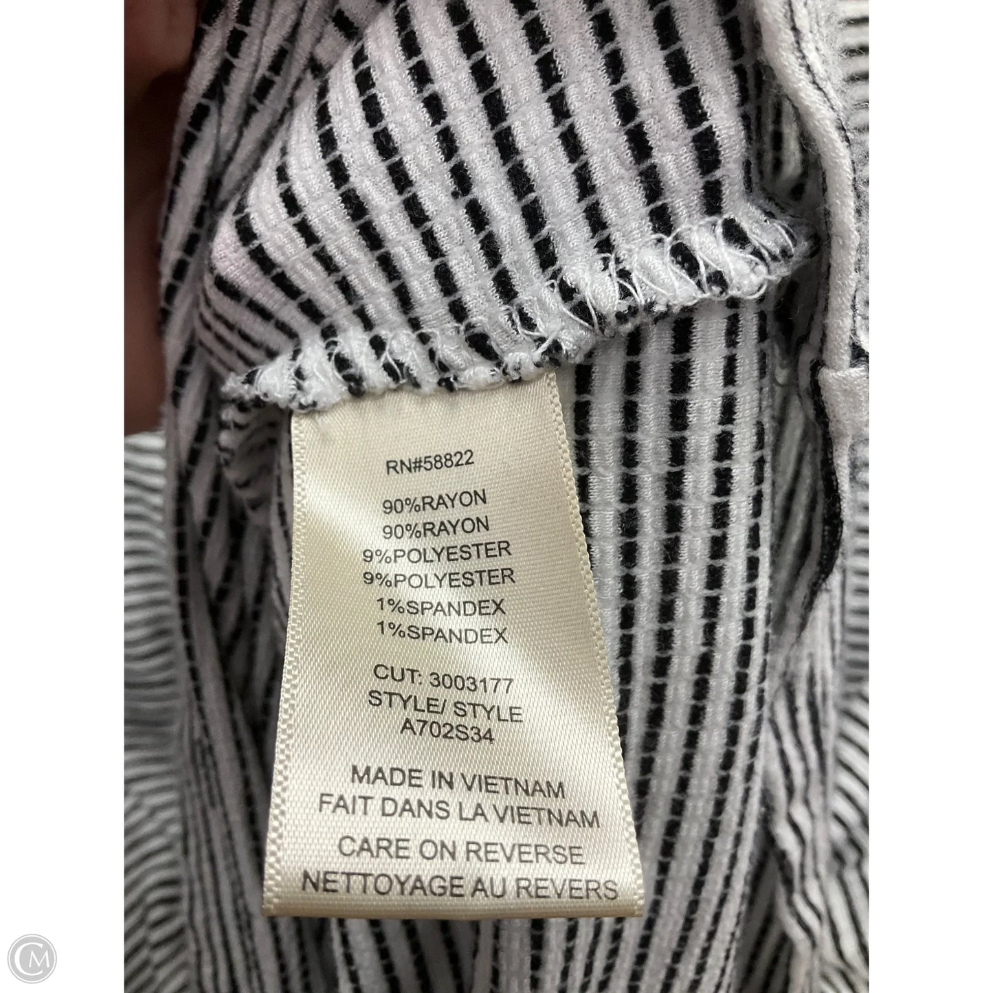 Top Sleeveless By Max Studio In Striped Pattern, Size: Xs