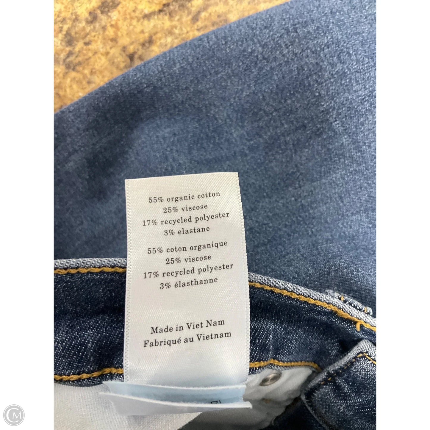 Jeans Cropped By Everlane In Blue Denim, Size: 8