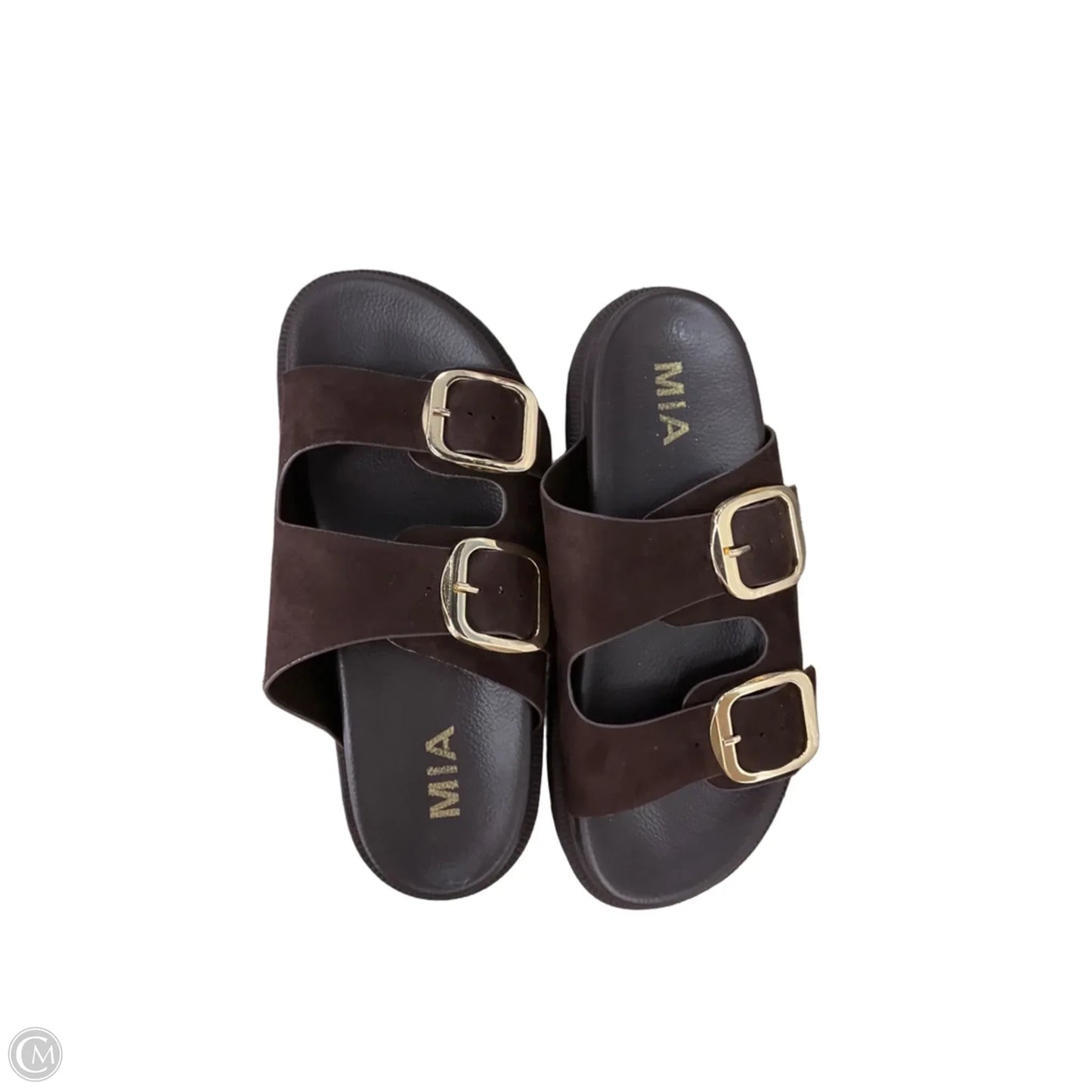 Sandals Flats By Mia In Brown, Size: 6.5