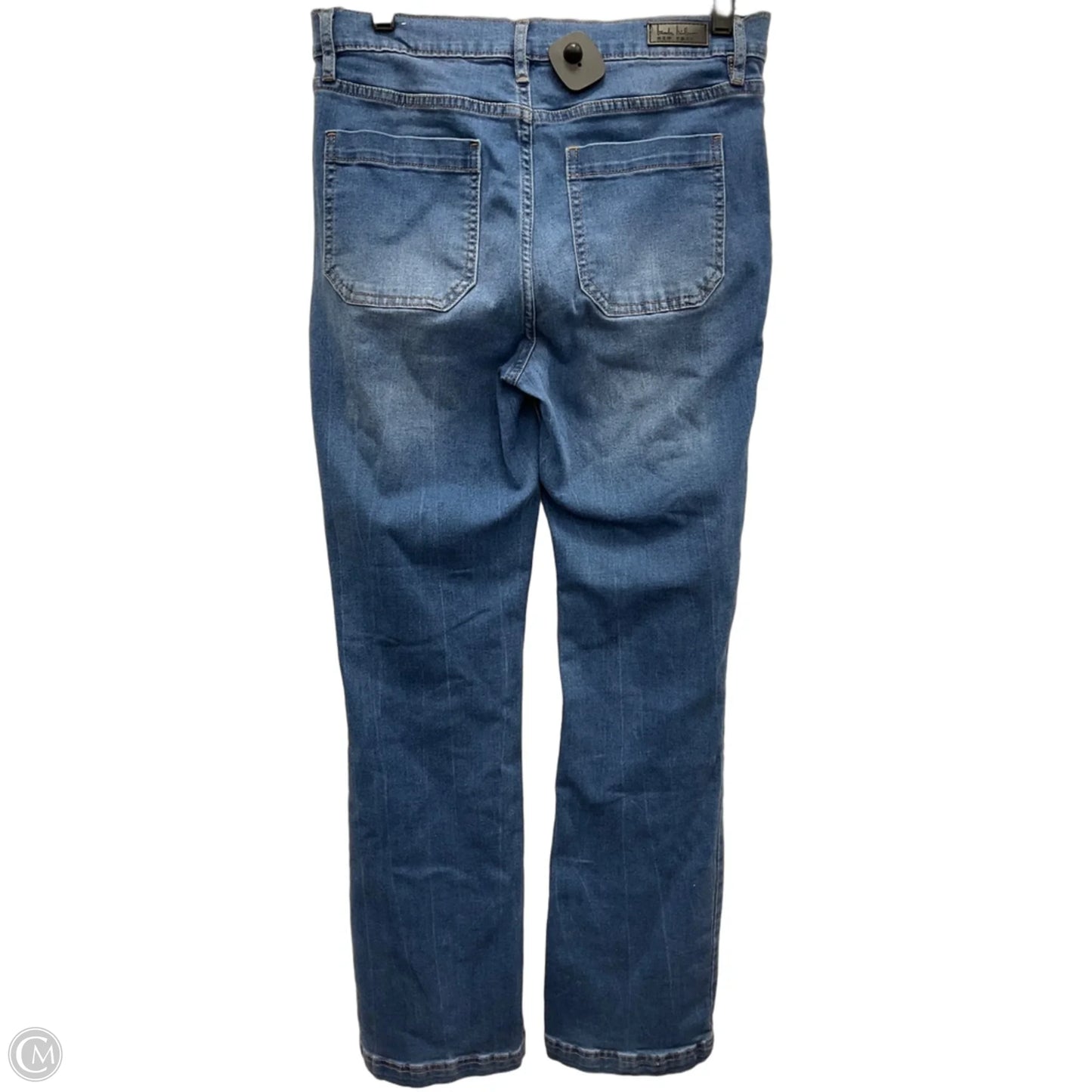 Jeans Boot Cut By Nicole Miller In Blue Denim, Size: 8