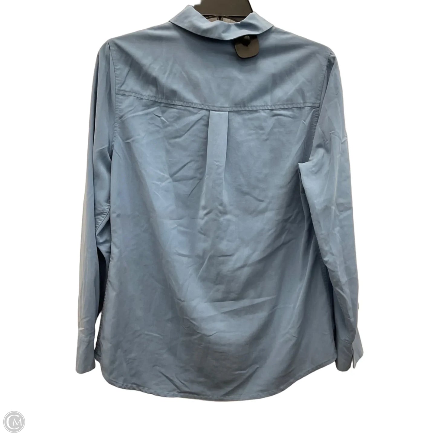 Blouse Long Sleeve By Chicos In Blue, Size: S