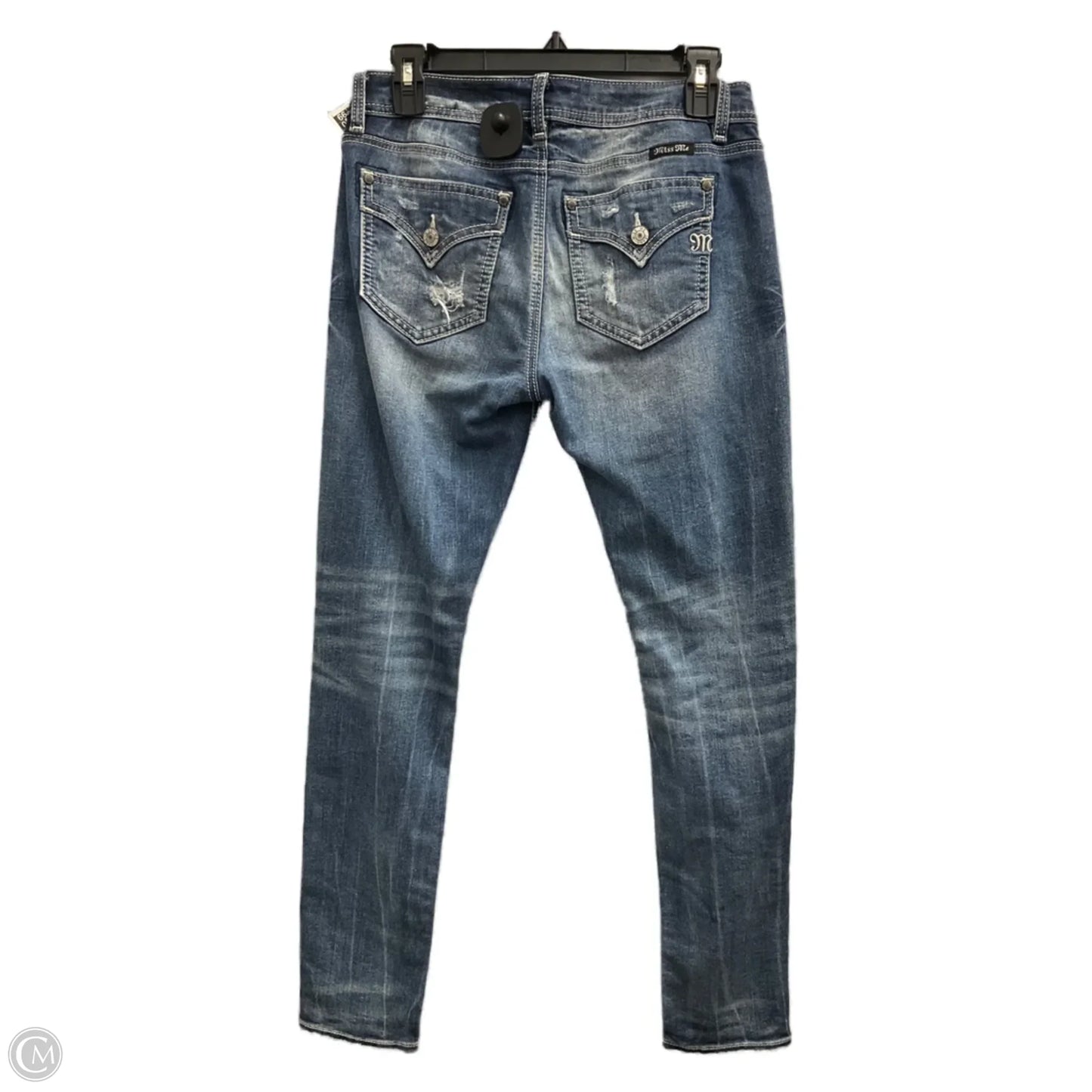 Jeans Skinny By Miss Me In Blue, Size: 4