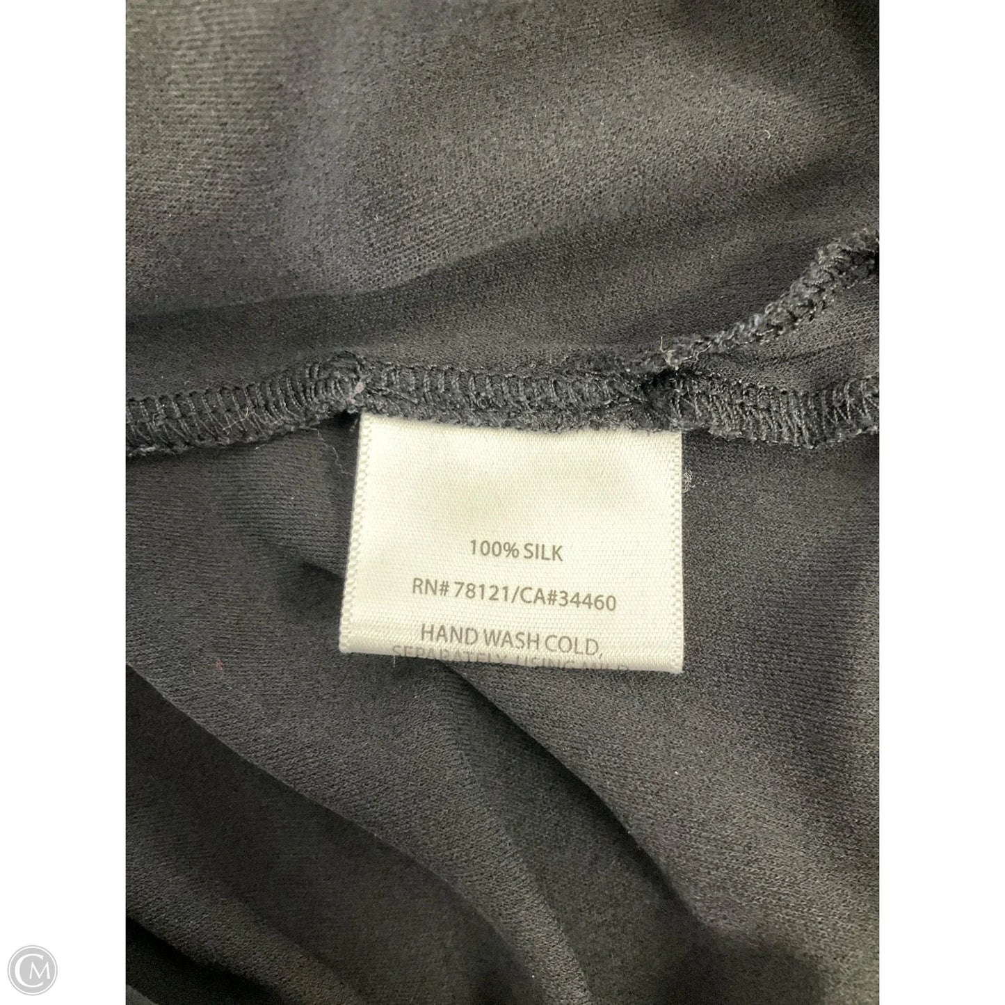 Top Long Sleeve By Eileen Fisher In Black, Size: S