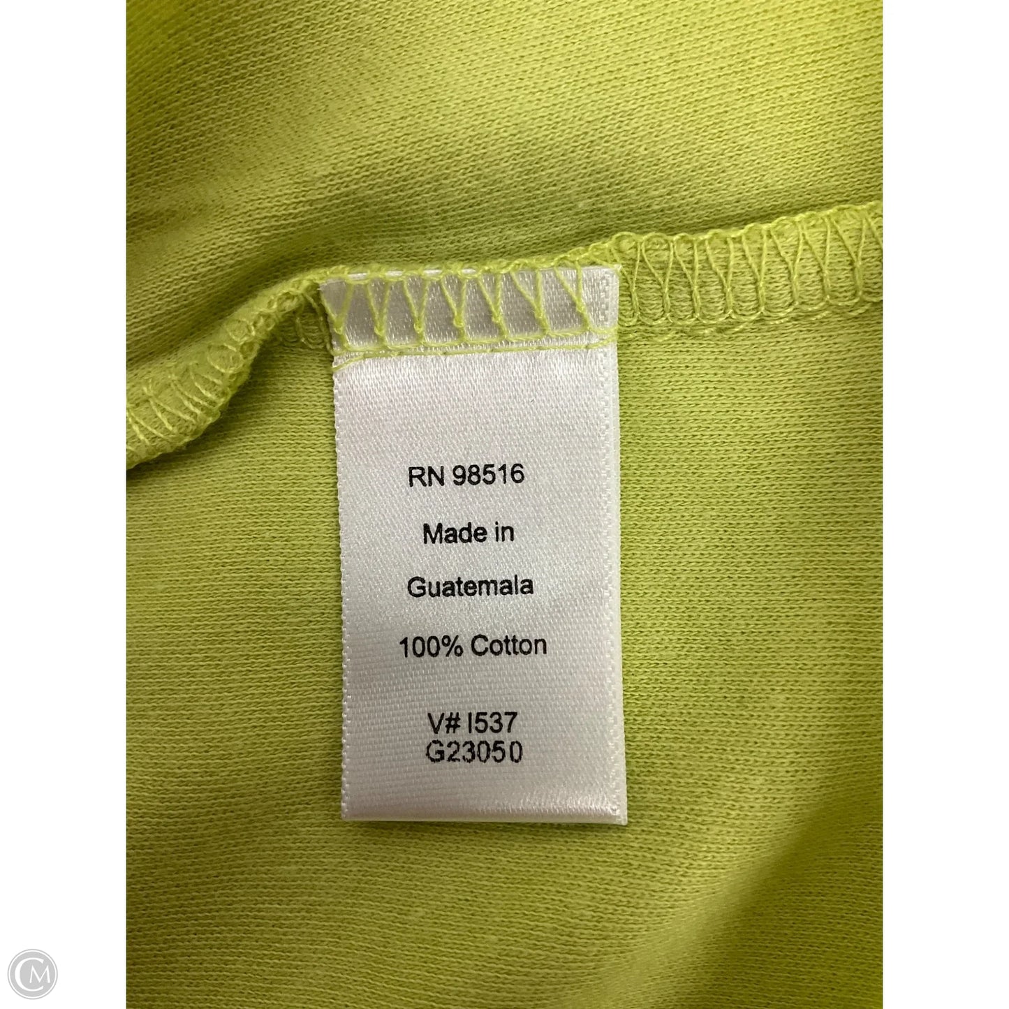 Top Short Sleeve By Coldwater Creek In Green, Size: 3x