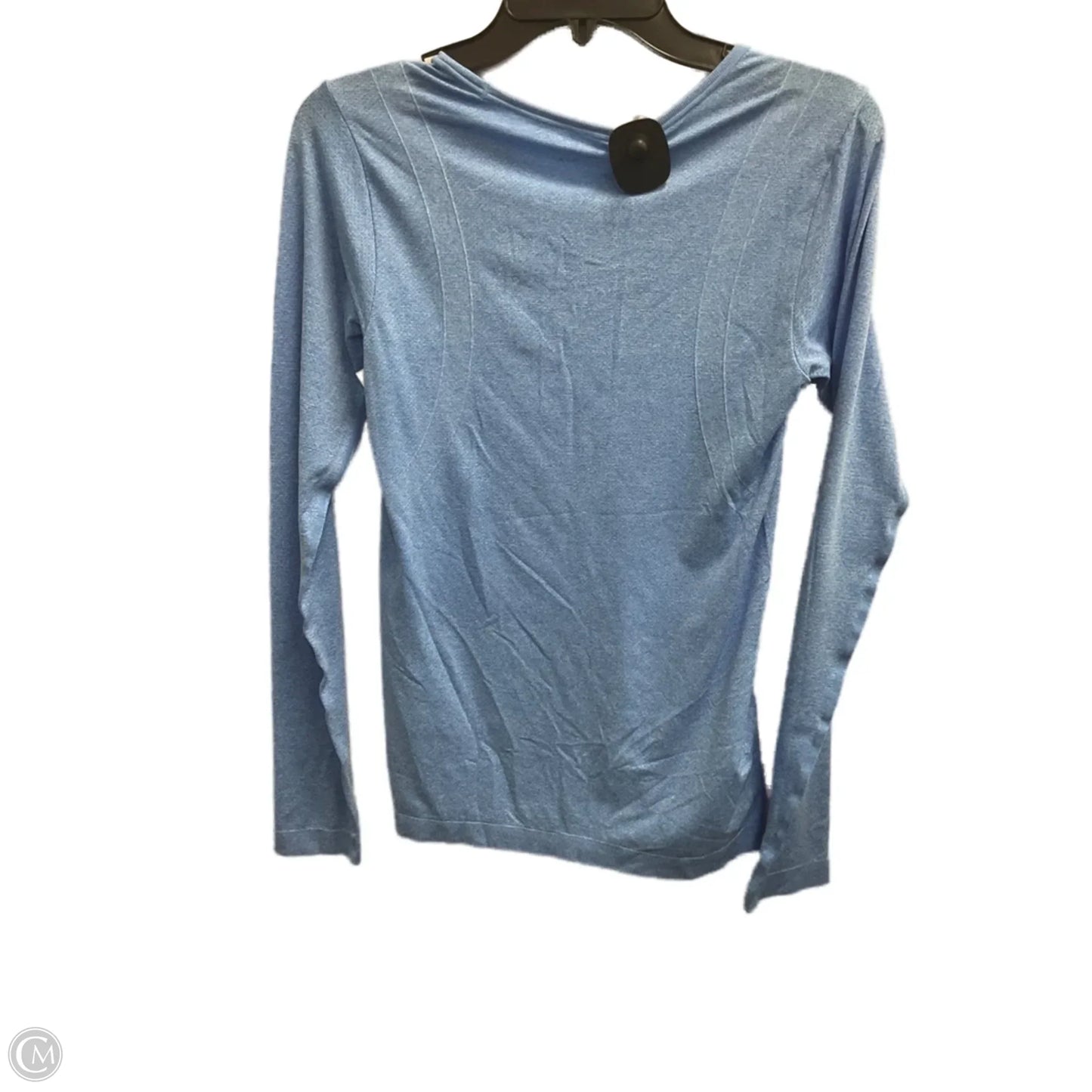 Athletic Top Long Sleeve Crewneck By Lululemon In Blue, Size: S