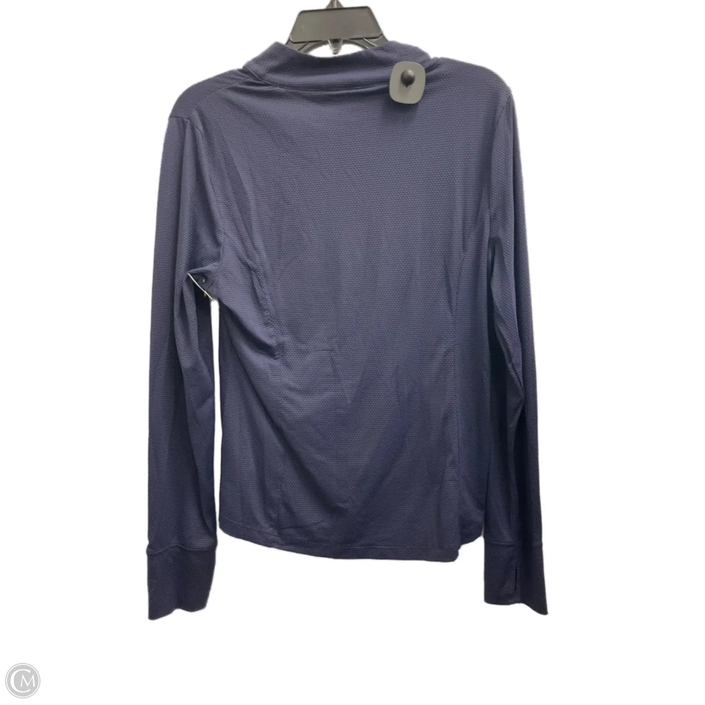 Athletic Top Long Sleeve Collar By Tommy Bahama In Navy, Size: L