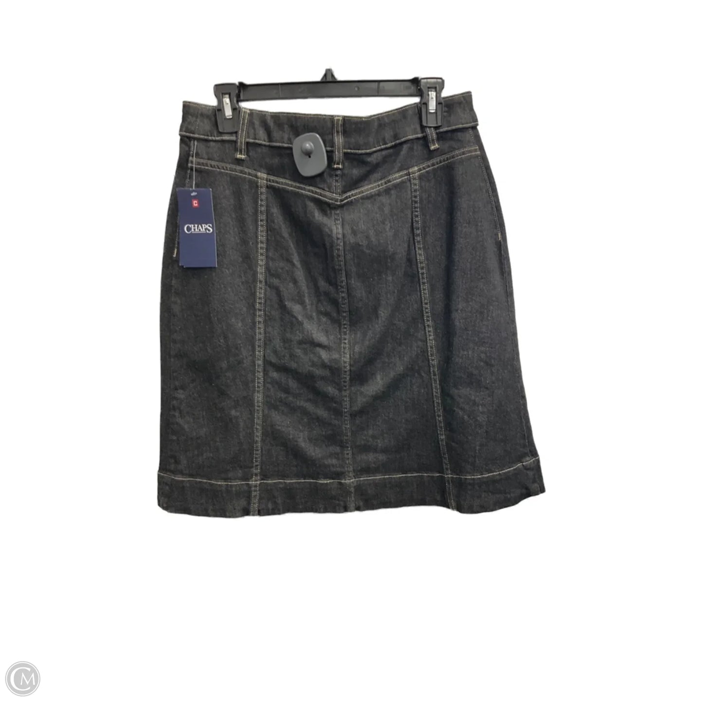 Skirt Midi By Chaps In Black, Size: 6