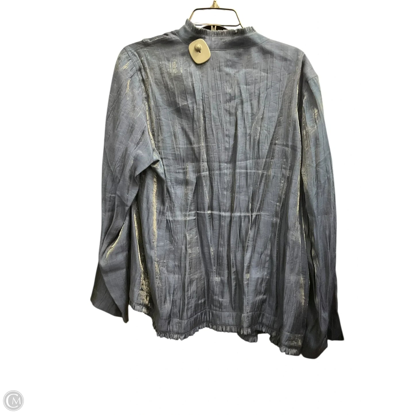 Jacket Other By Chicos In Navy, Size: Xl