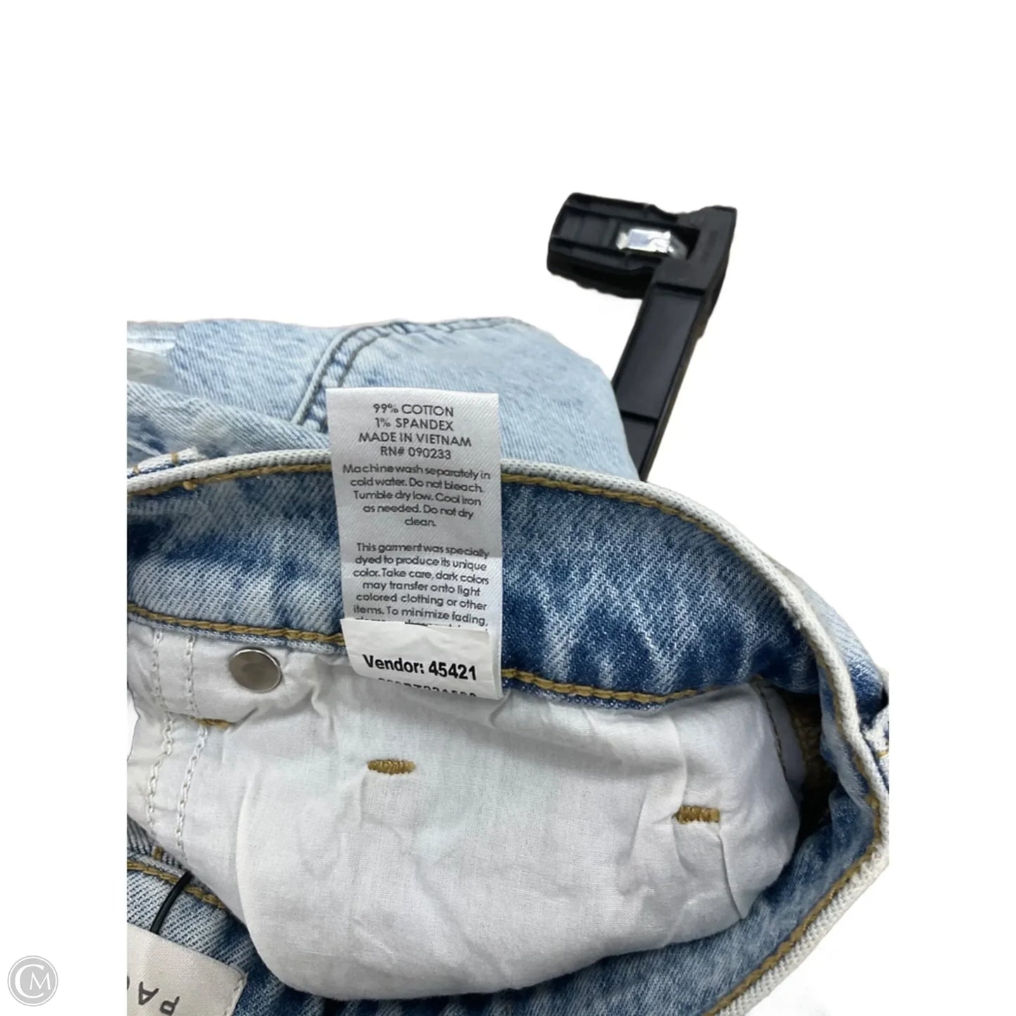 Jeans Straight By Pacsun In Blue Denim, Size: 2