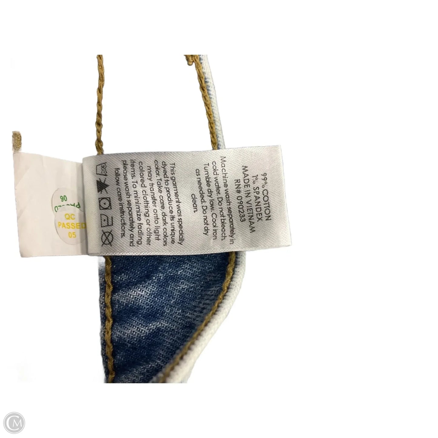 Jeans Straight By Pacsun In Blue Denim, Size: 4