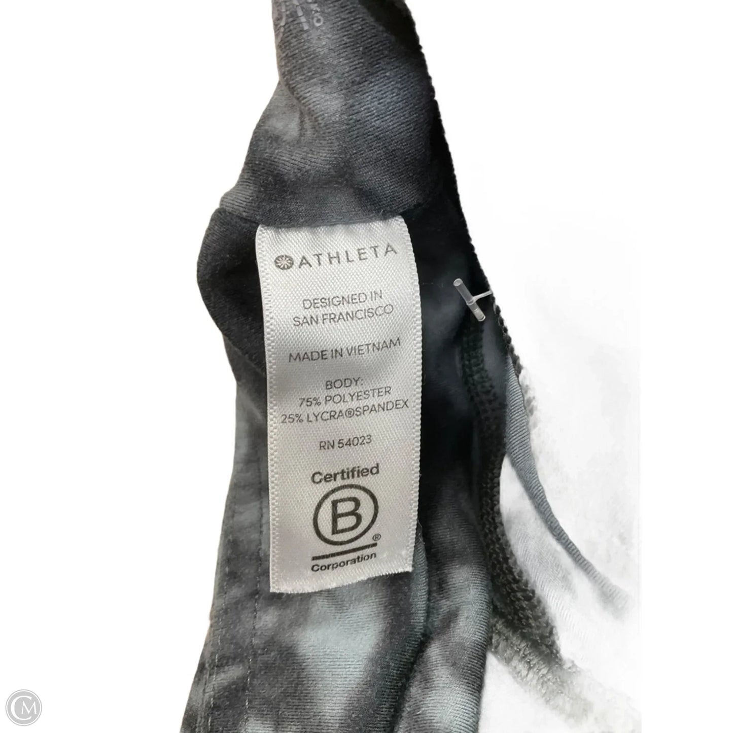 Athletic Leggings By Athleta In Tie Dye Print, Size: M