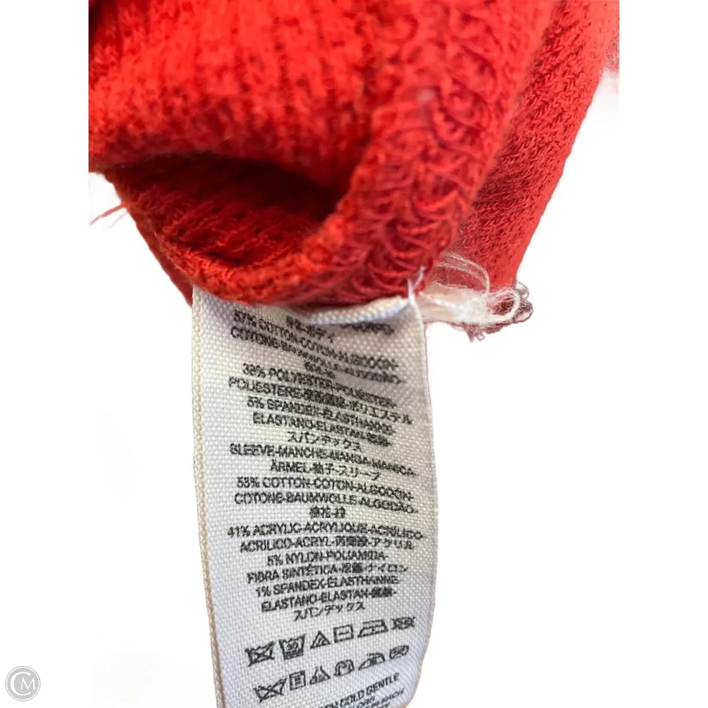 Top Long Sleeve By Free People In Orange, Size: M