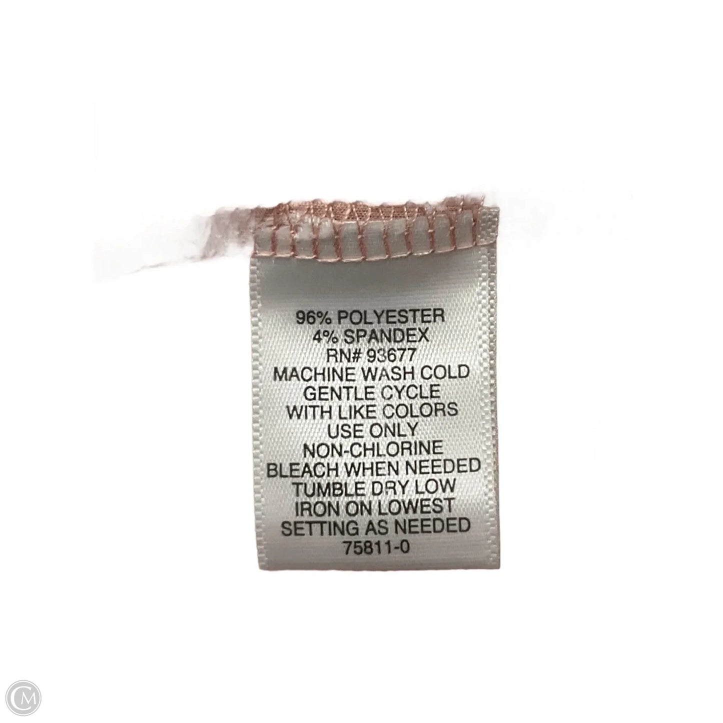 Top Short Sleeve By Liz Claiborne In Pink, Size: M