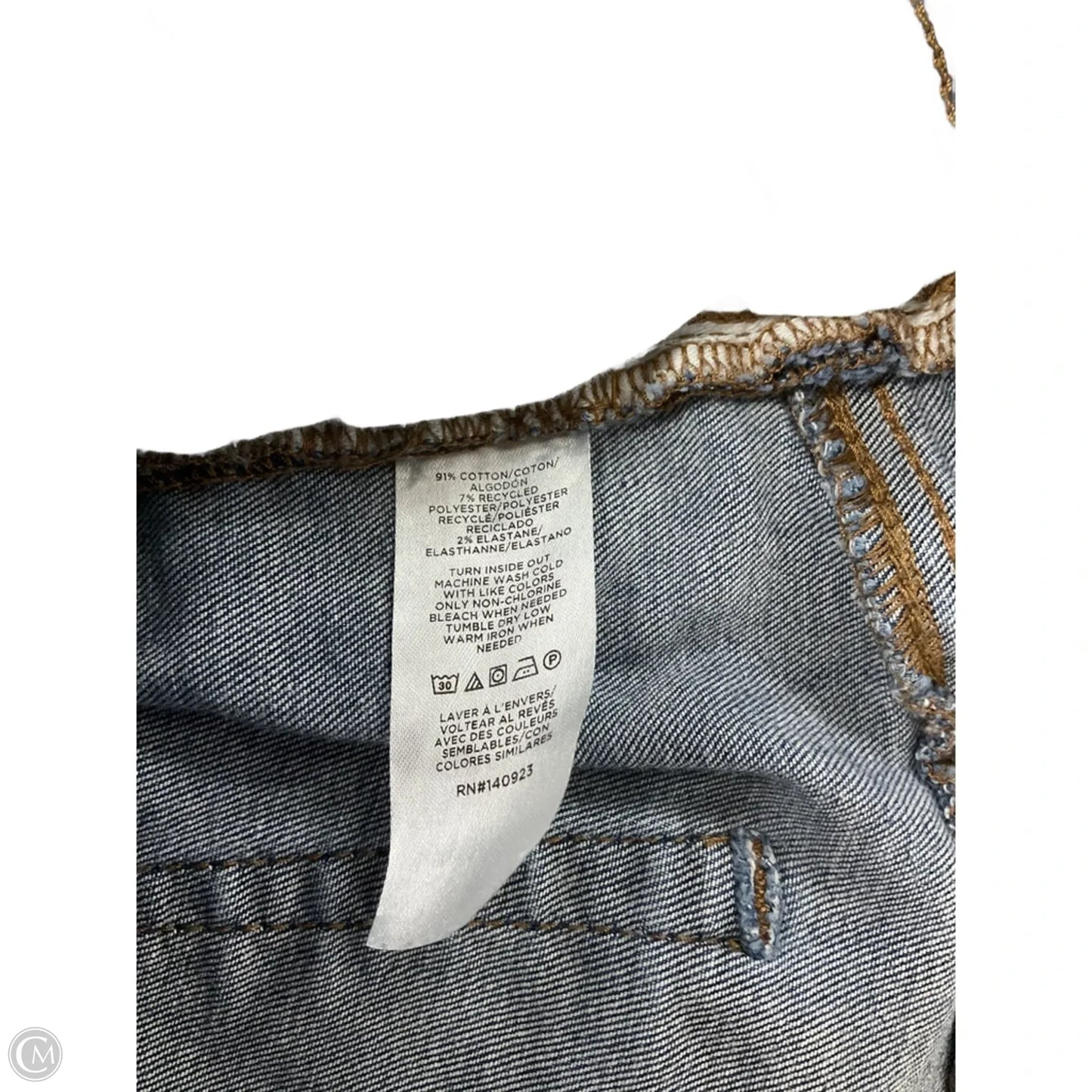 Jeans Skinny By Loft In Blue Denim, Size: 18