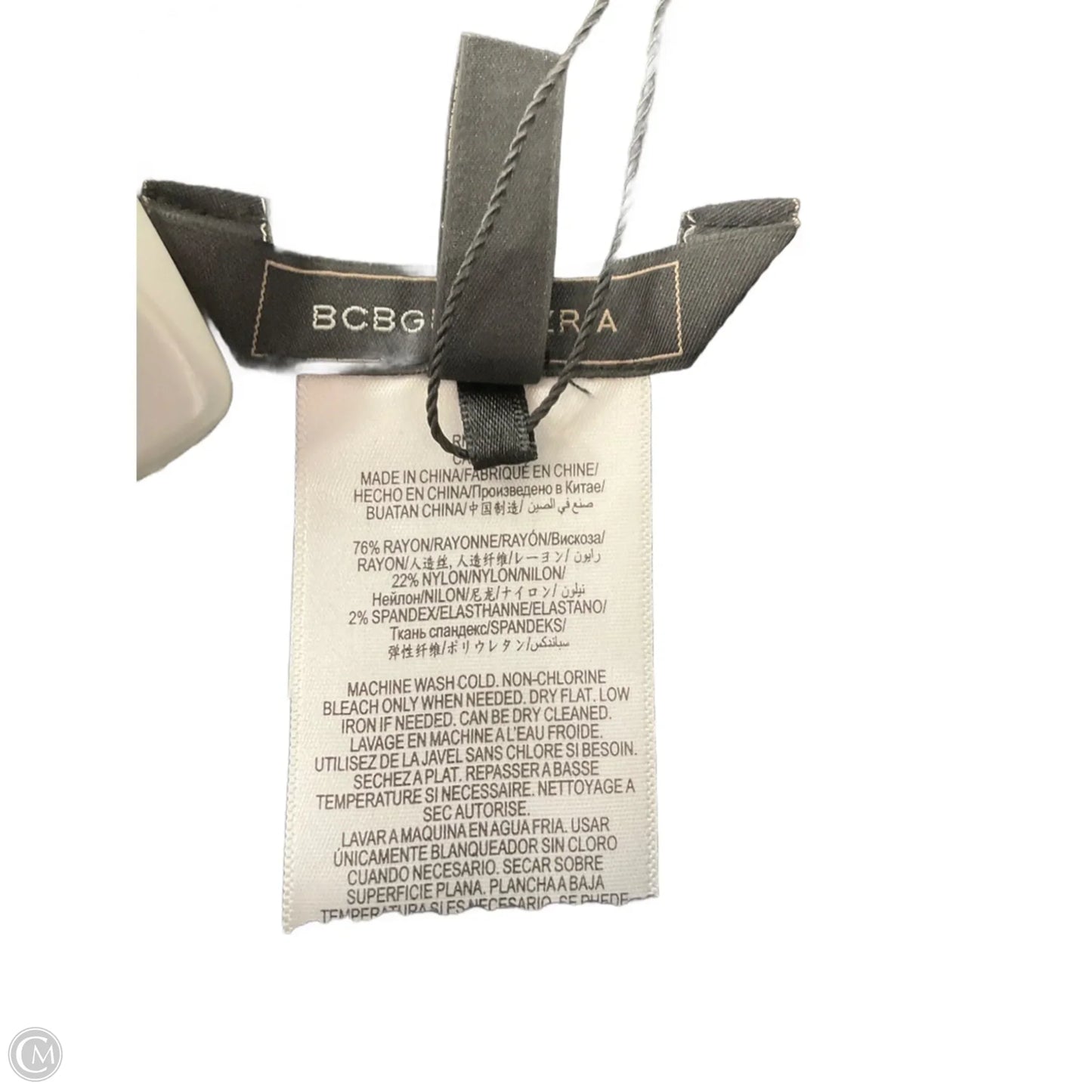 Skirt Mini & Short By Bcbgmaxazria In Striped Pattern, Size: L